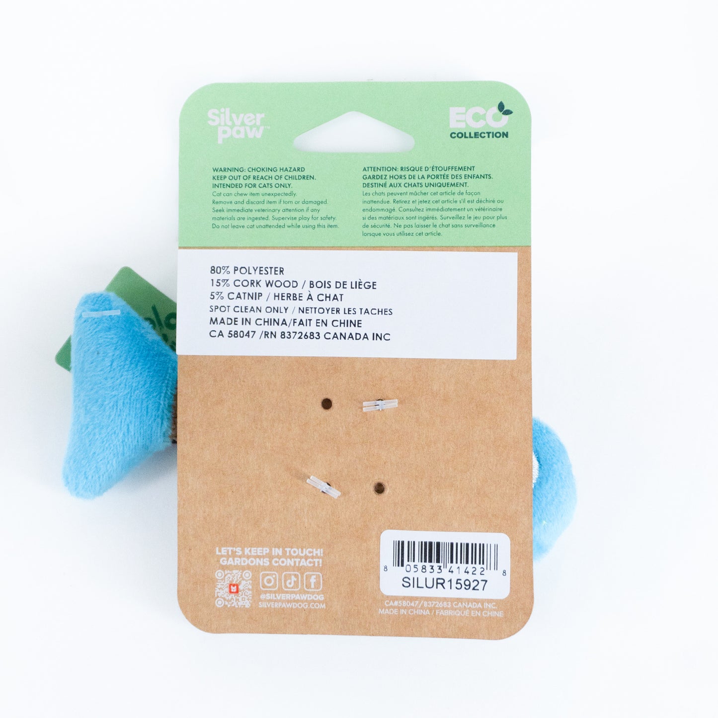 Blue Fish Cat Toy