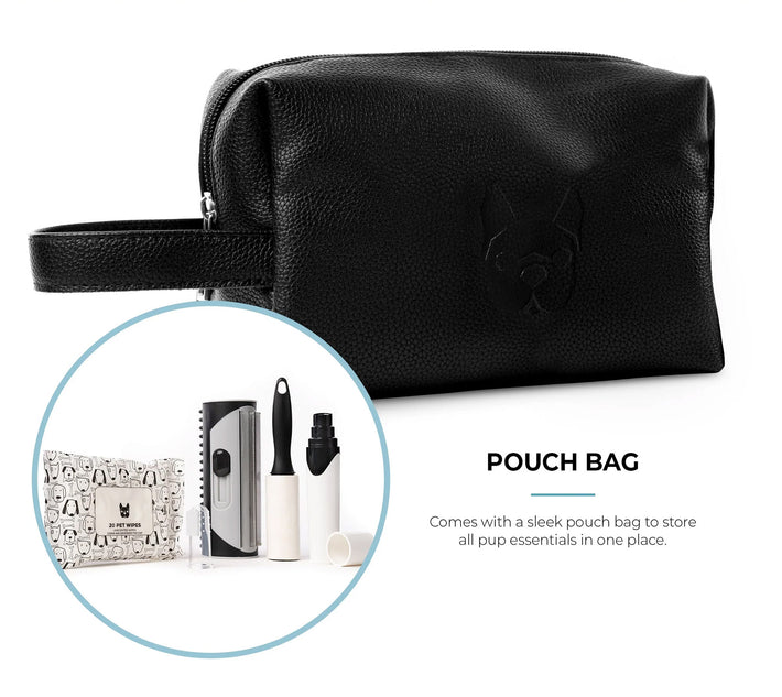 🐶 Deluxe 5-Piece Dog Grooming Kit – De-Shedding Brush, Nail Grinder, Wipes & More