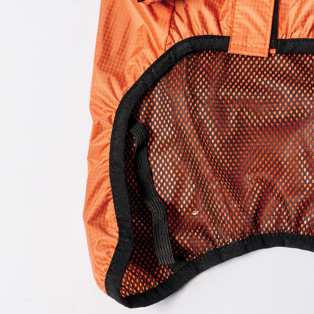 EVA Packable Raincoat – Eco-Friendly, Waterproof, Adjustable Fit | Stylish Dog Rain Jacket with Reflective Piping