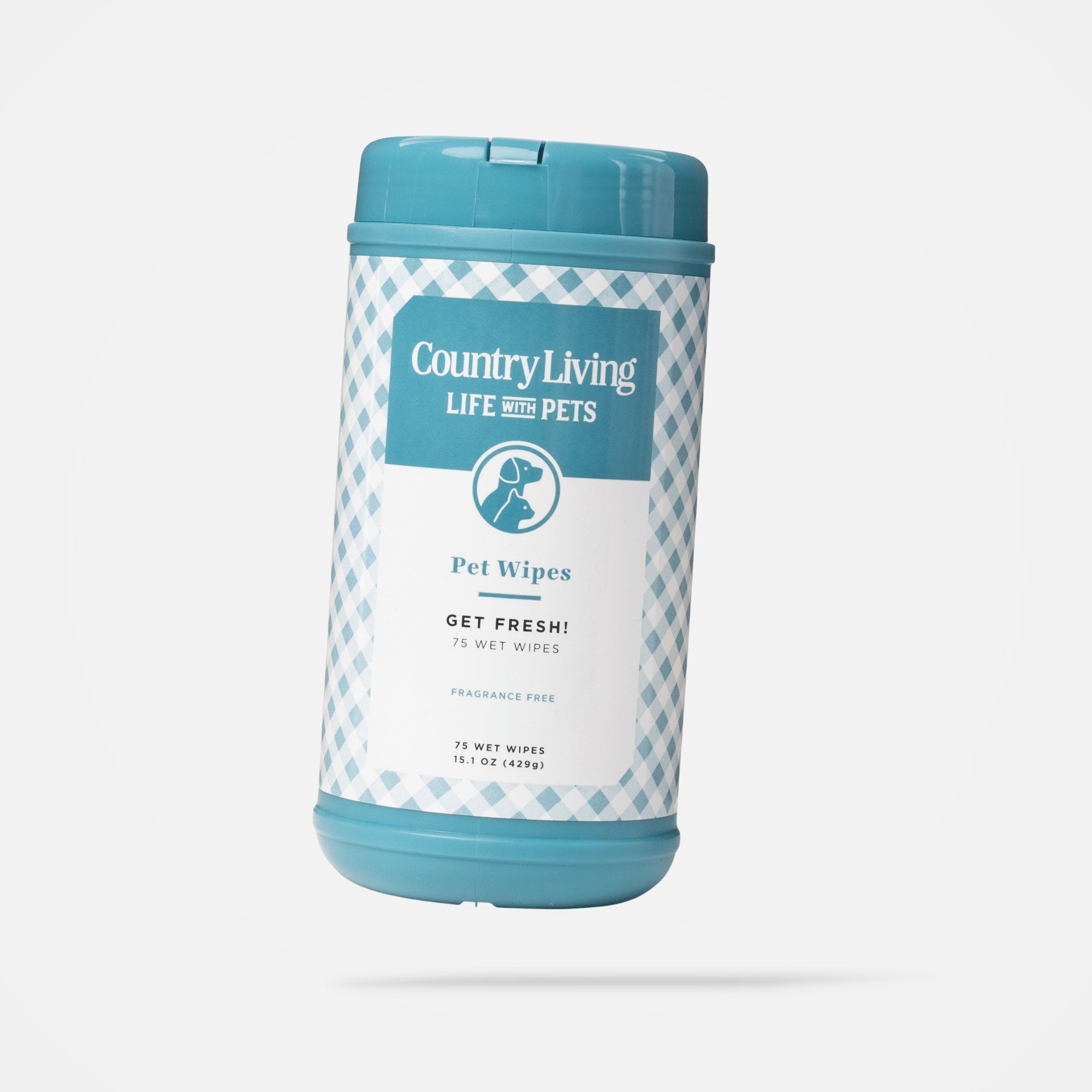 75 Fragrance Free Dog Wipes - Silver Paw