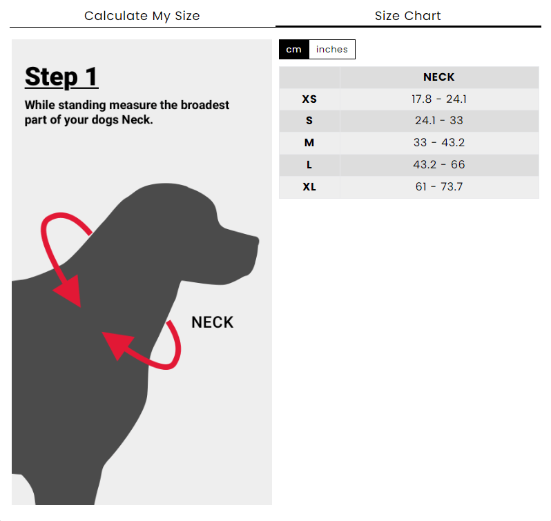 Aquafleece Dog Collar - Black - Silver Paw