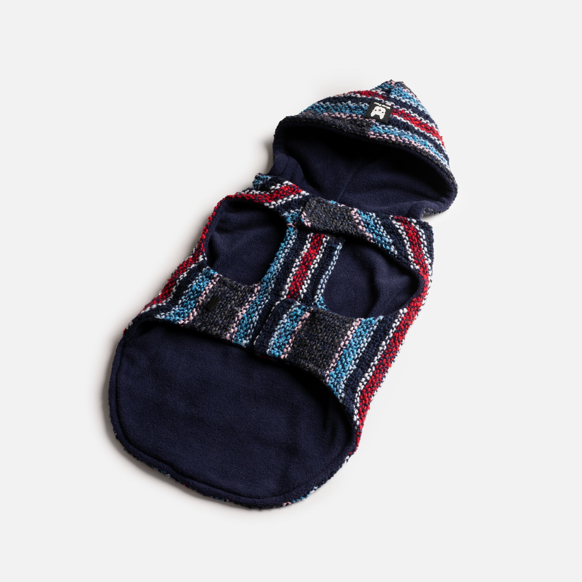 Baja Dog Poncho - Navy - Silver Paw