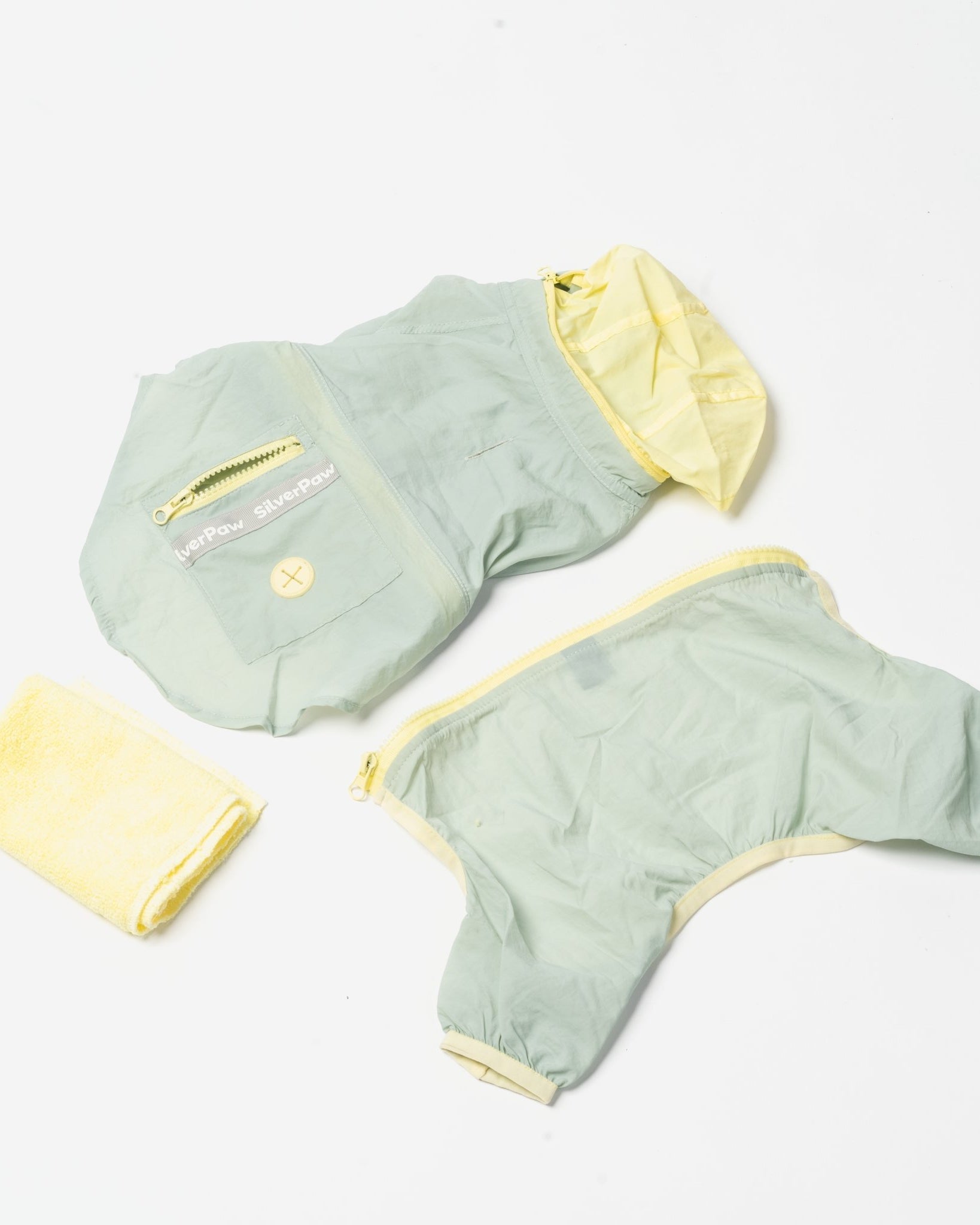 Bobbi - 2 Piece Splash Suit - Silver Paw