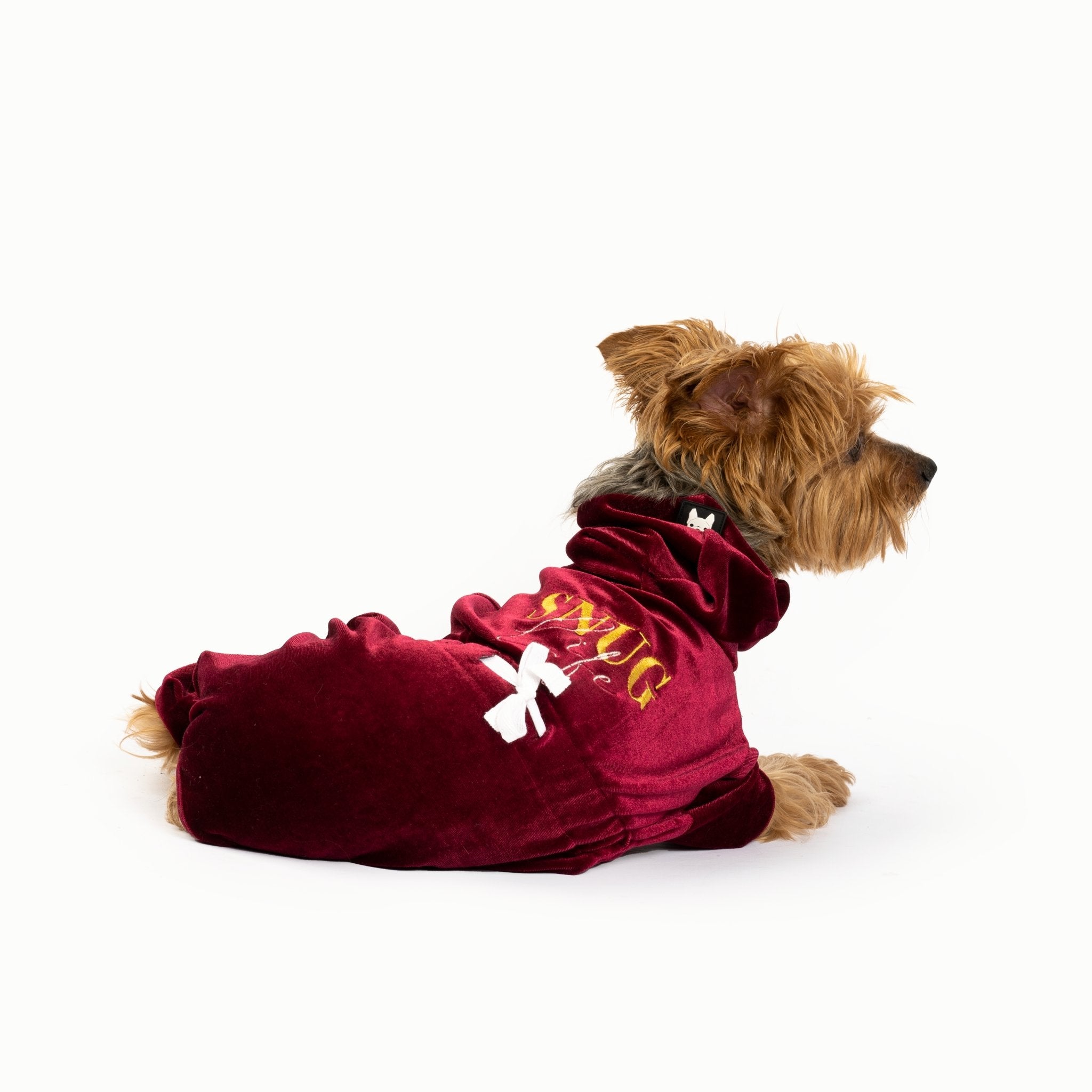 Coco Velour Pjs - Wine - Silver Paw