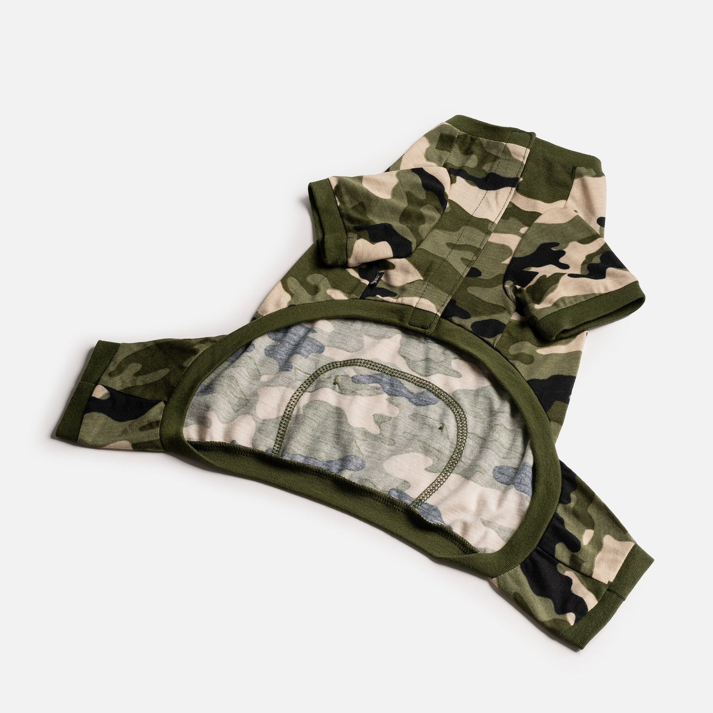 Dog Pajama - Camo - Silver Paw