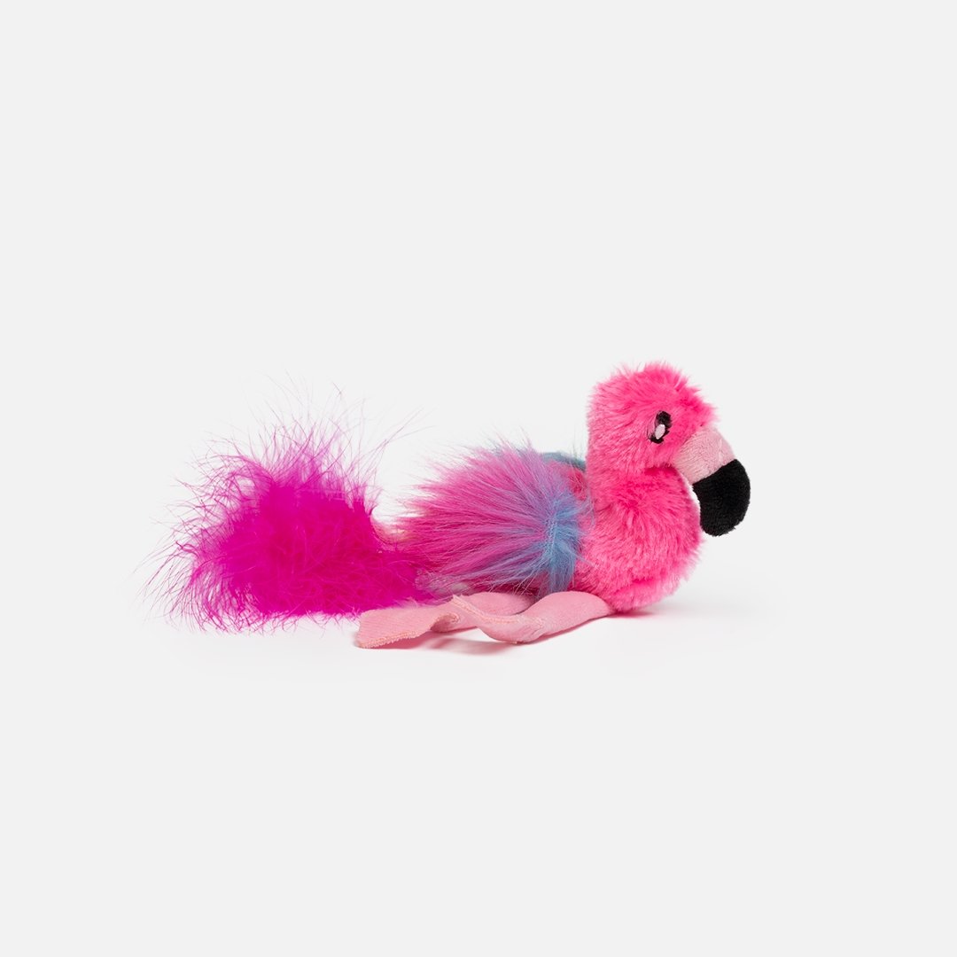 Flamingo Cat Toy - Silver Paw