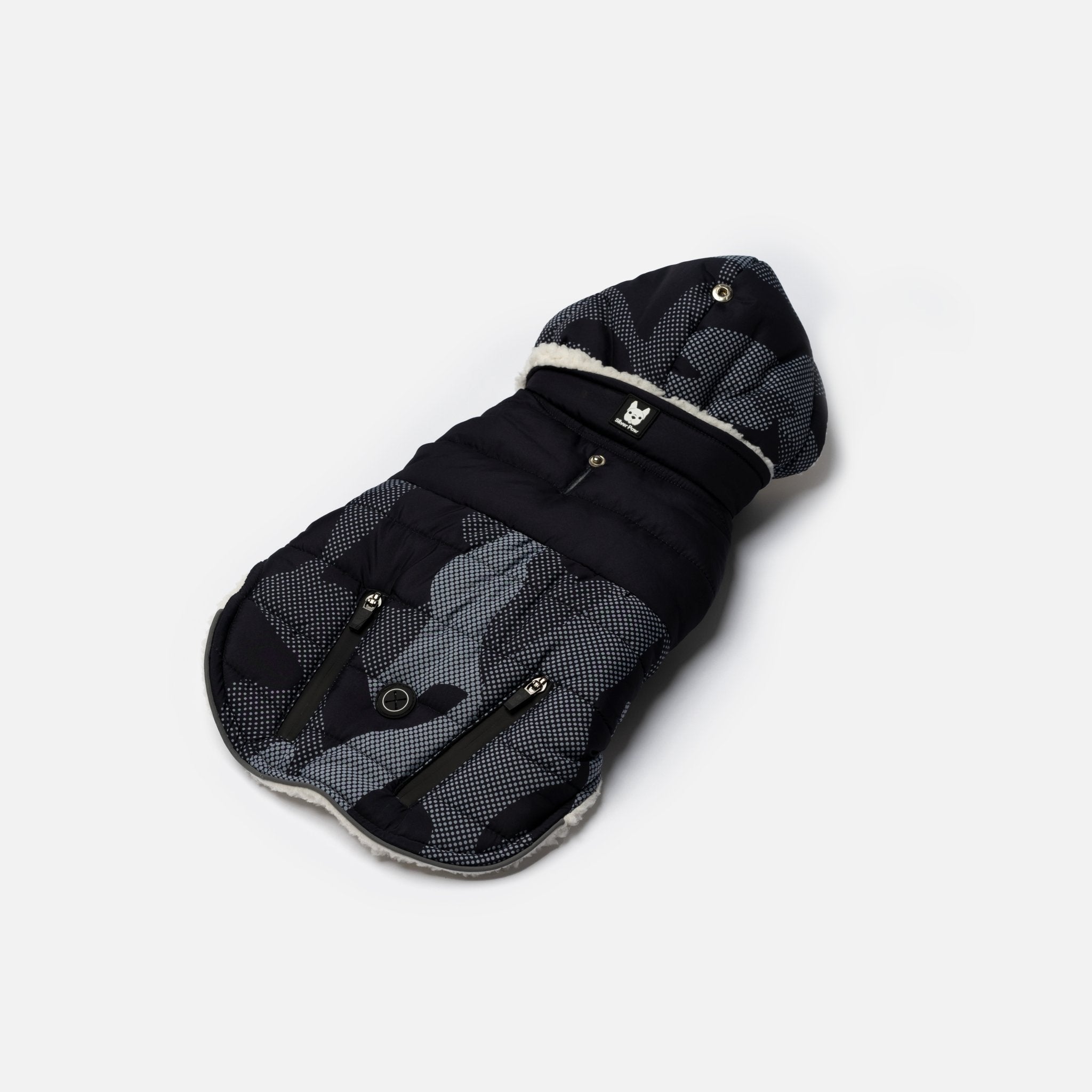 Marley Dog Jacket - Blue - Silver Paw