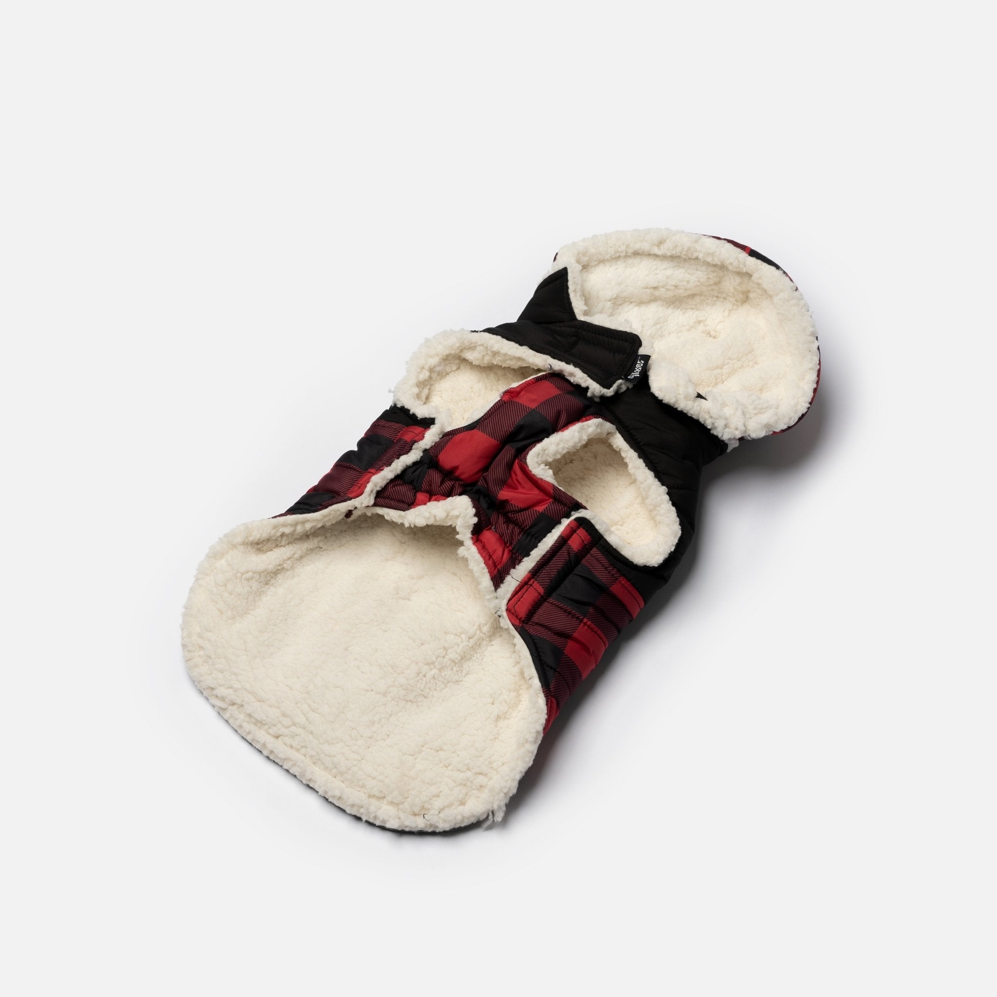 Marley Dog Jacket - Red - Silver Paw