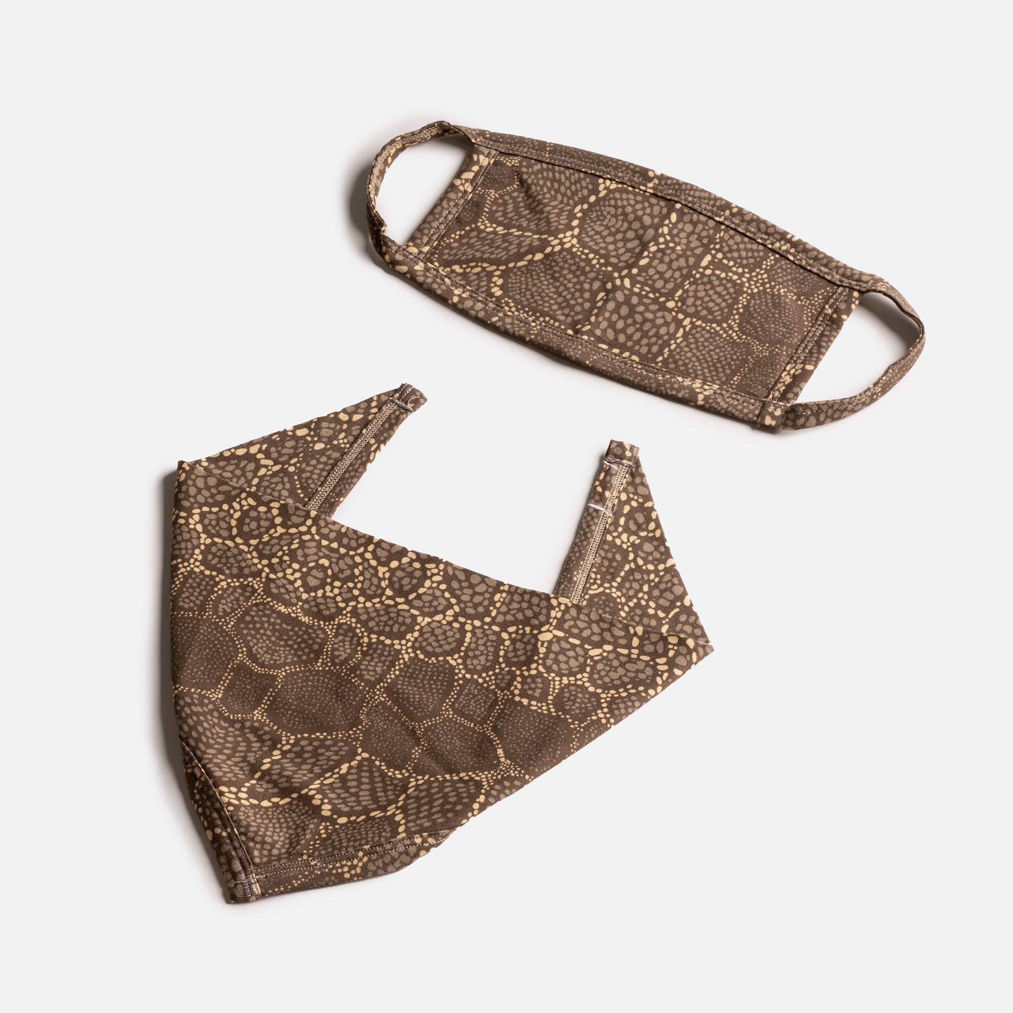 Louis Vuitton's Monogram Mask Cover, Bandana & Pouch Set Lets You