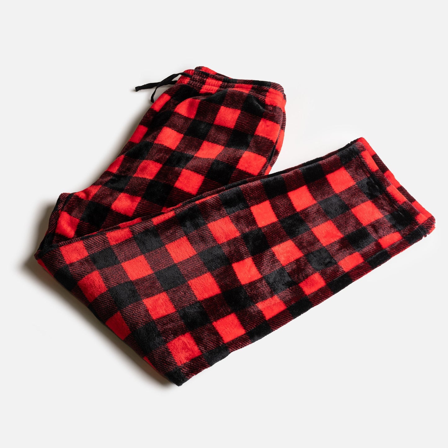 Matching Human & Dog Pajama - Buffalo Plaid Red - Silver Paw