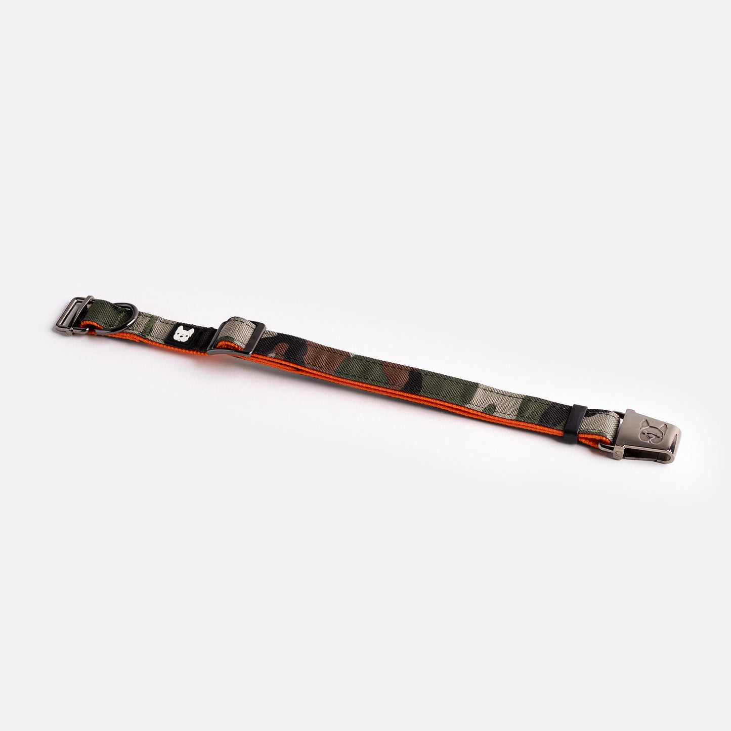 🦴 Camo Dog Collar – Durable Adjustable Collar with Patented Metal Buckle