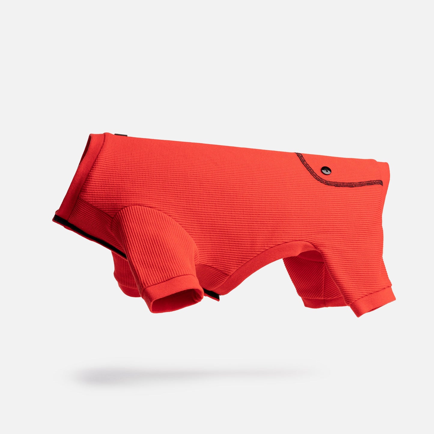 🔥 Thermal Dog Pajamas – Red, Cozy & Warm Ribbed Cotton Onesie