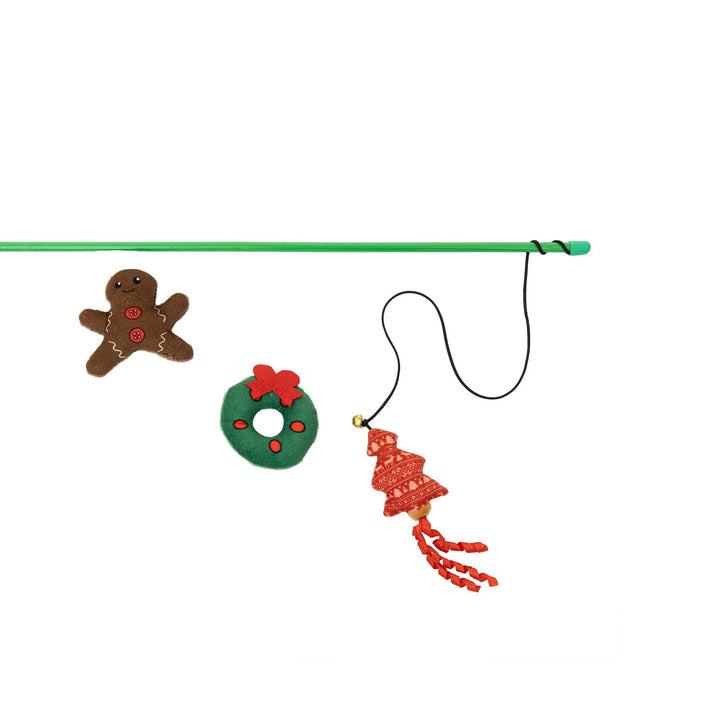 Gingerbread Set Cat Toy, Interactive and Stress Relief