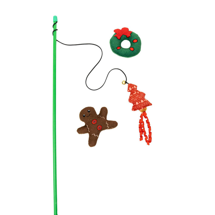 Gingerbread Set Cat Toy, Interactive and Stress Relief