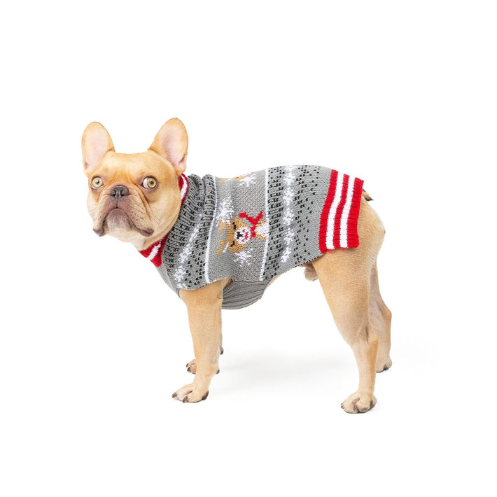 Reindeer Jacquard Dog Sweater