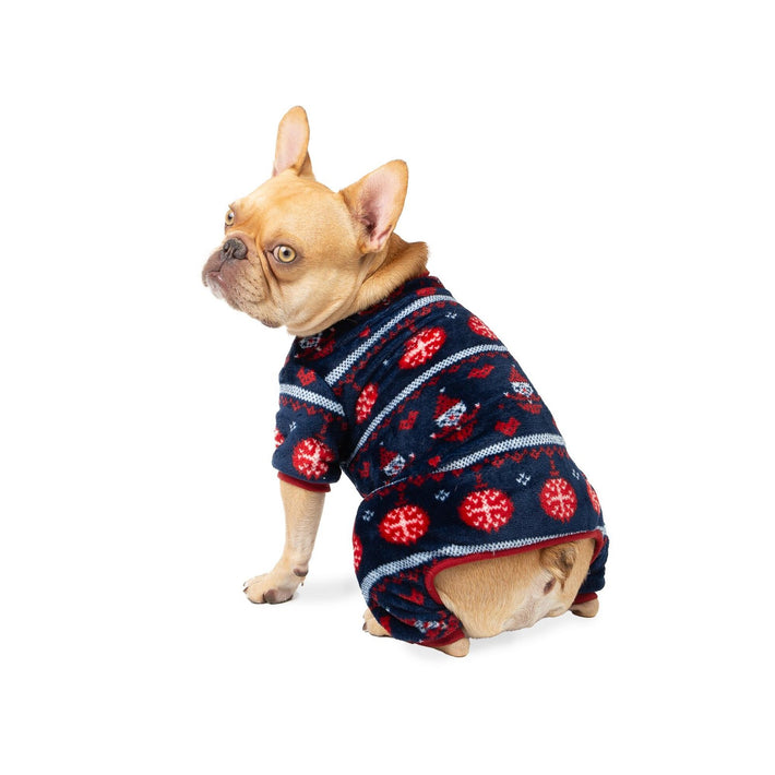 Santa Fairisle Dog Pyjama