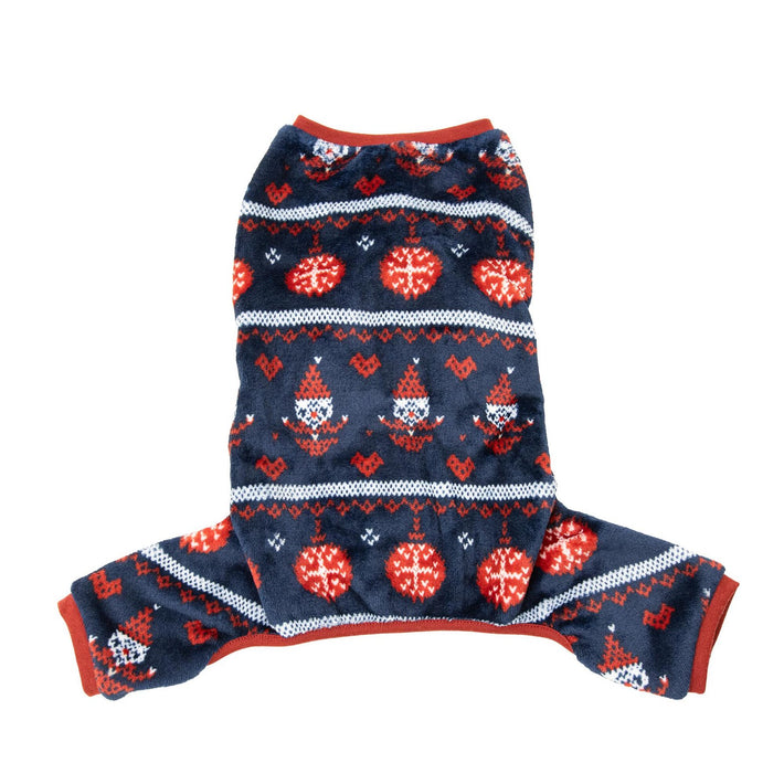 Santa Fairisle Dog Pyjama