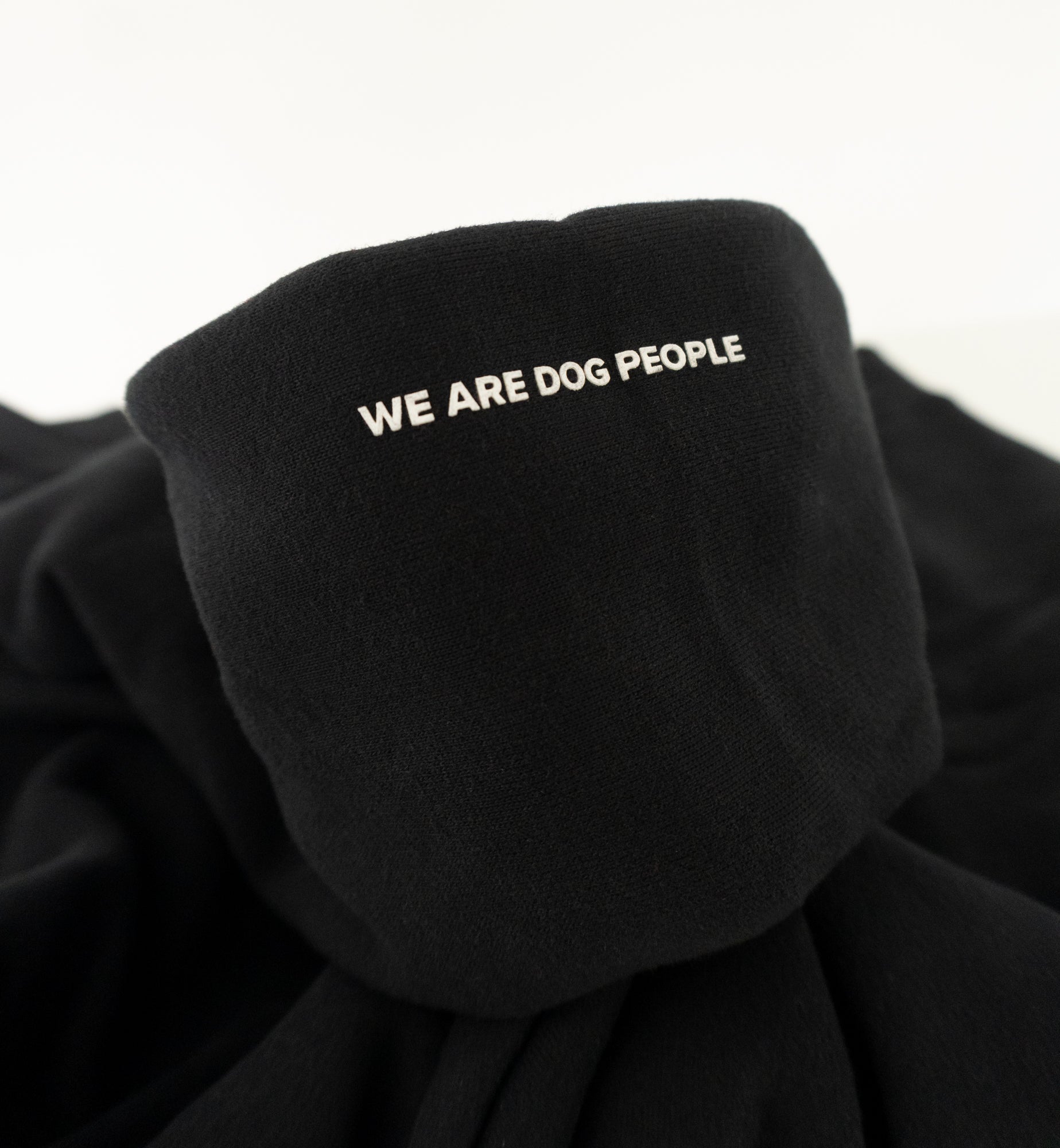 Silver Paw Unisex Human Hoodie, Black