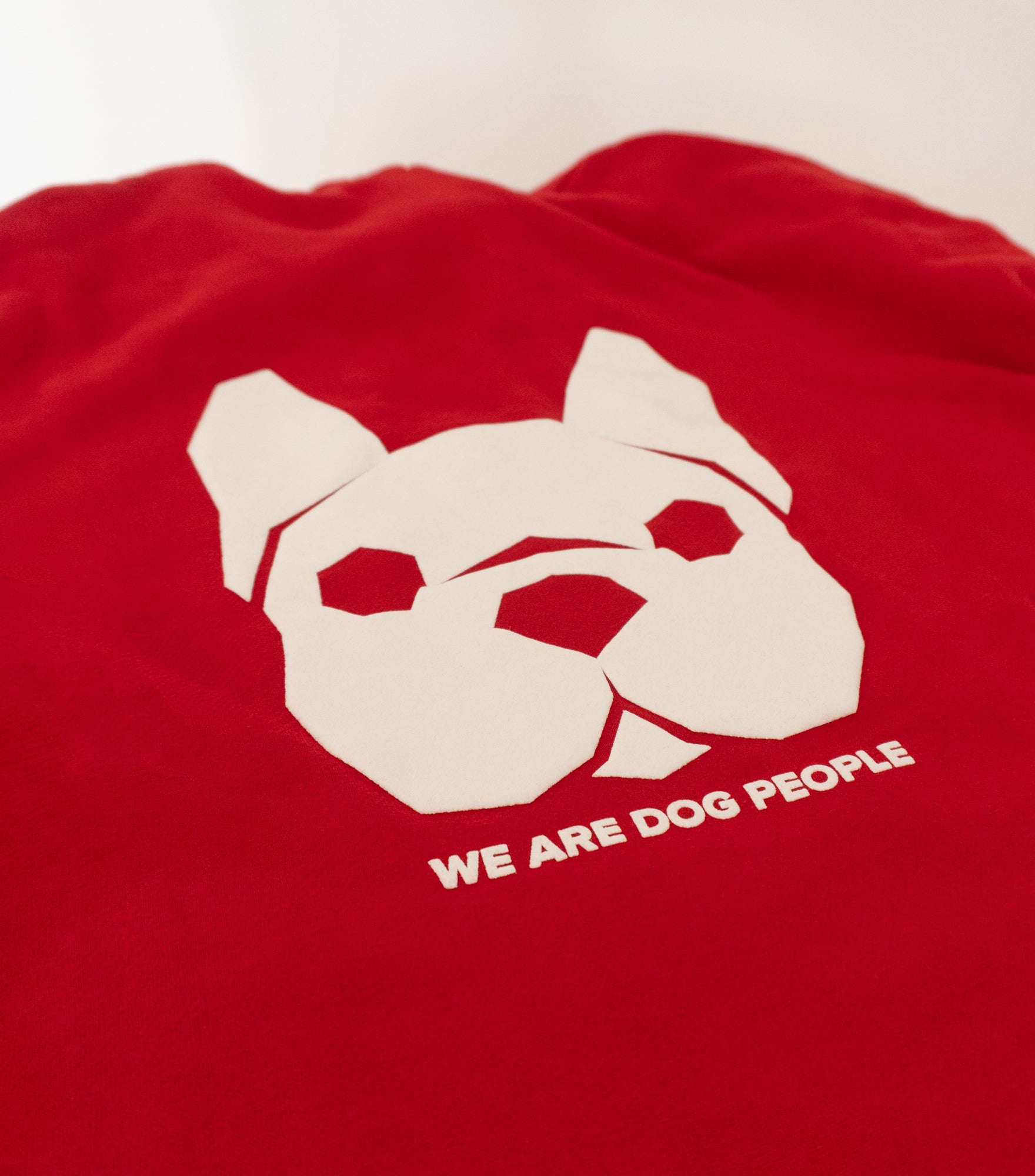 Silver Paw Unisex Human Hoodies, Red