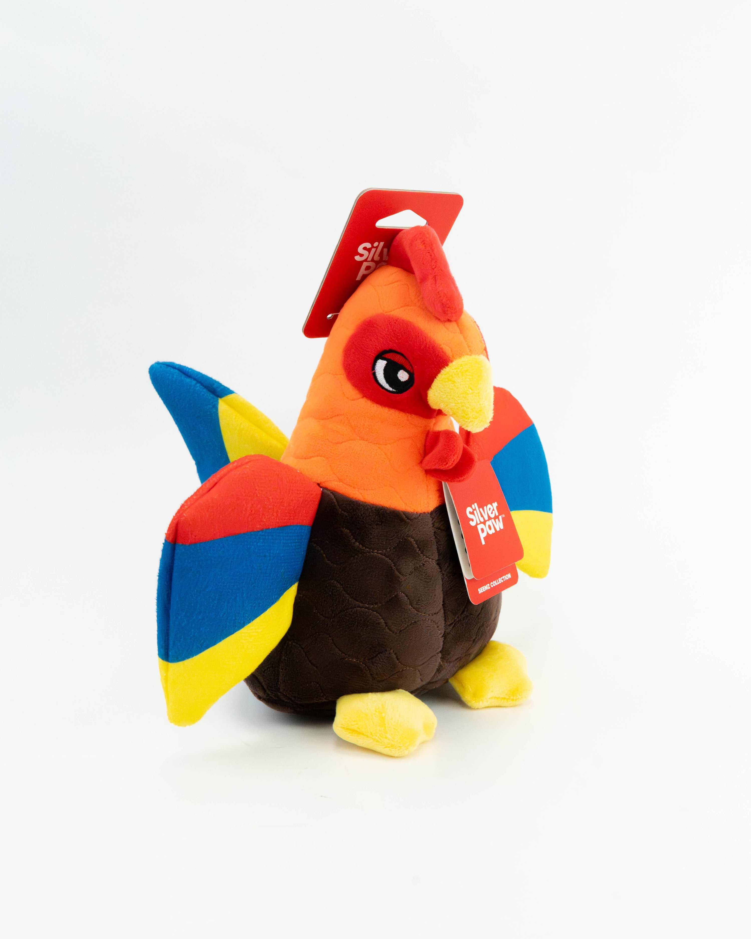 Seemz Heavy Duty Stitched Farm Animals  Dog Toy  - Rooster