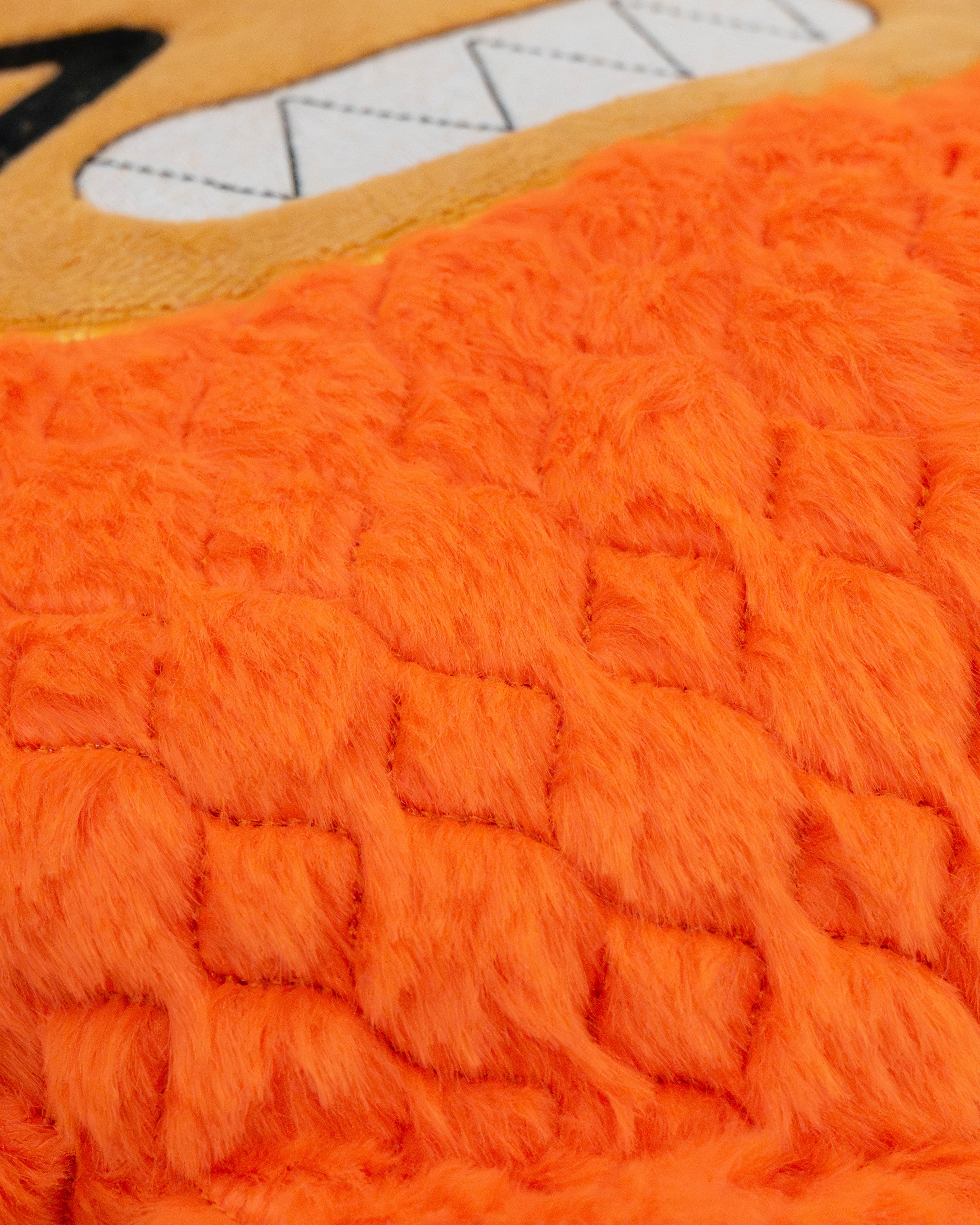 Seemz Heavy Duty Stitched Monster Friend Dog Toy Large - Orange