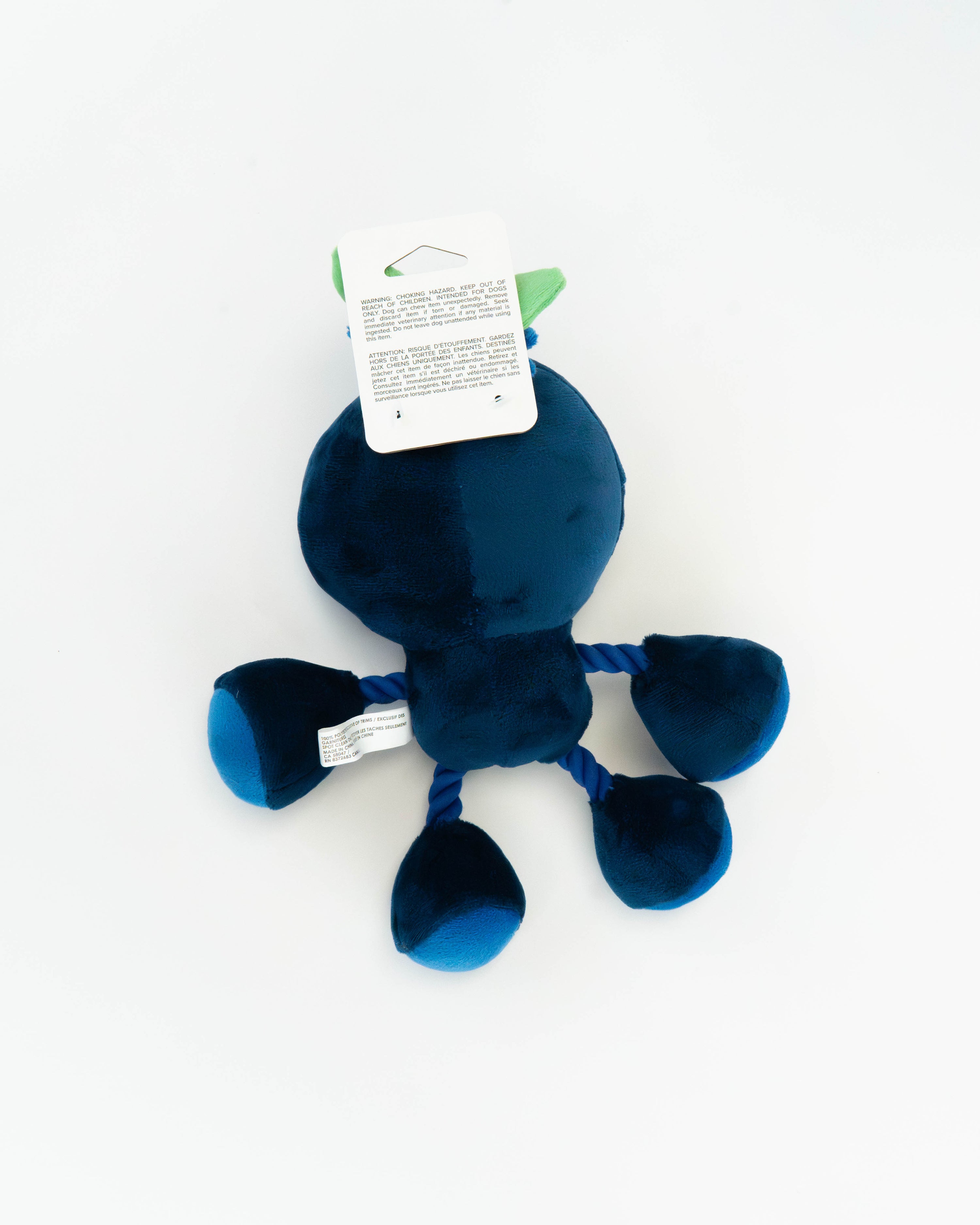 Ropez Rope Body Fruit Friends  Dog Toy - Blue
