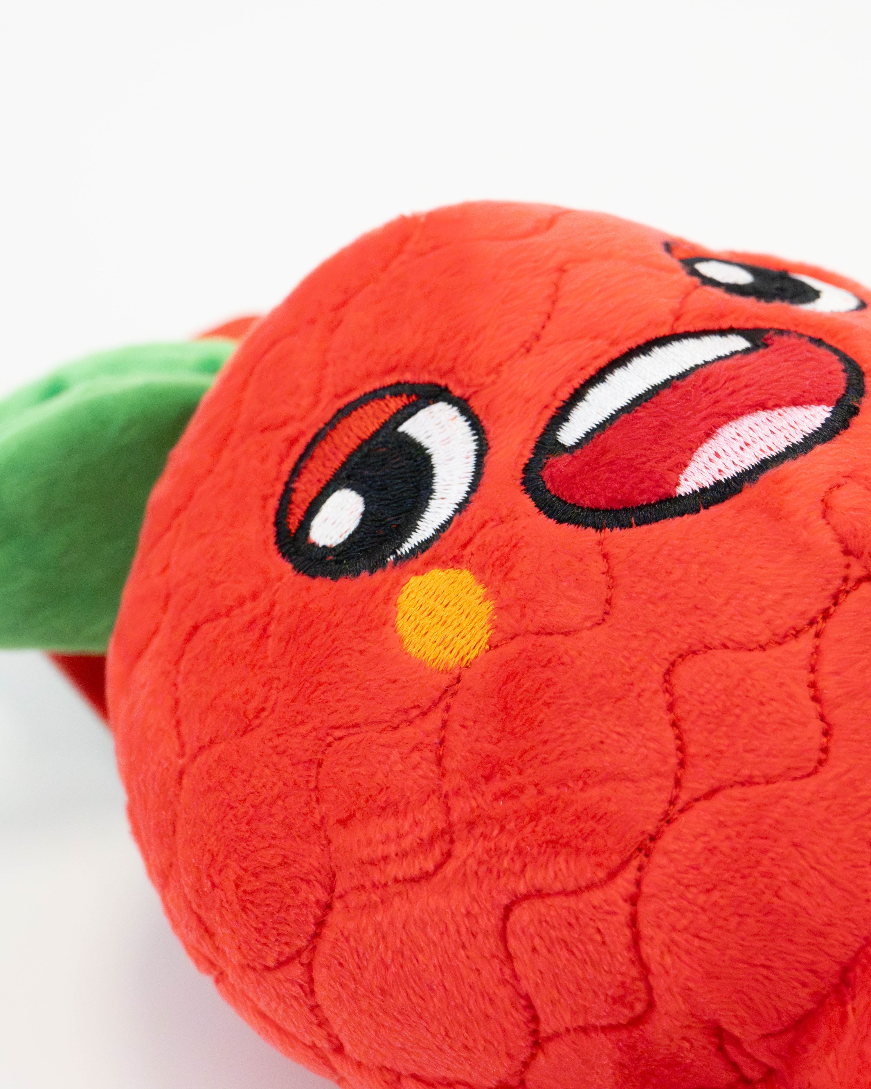 Ropez Rope Body Fruit Friends  Dog Toy - Red