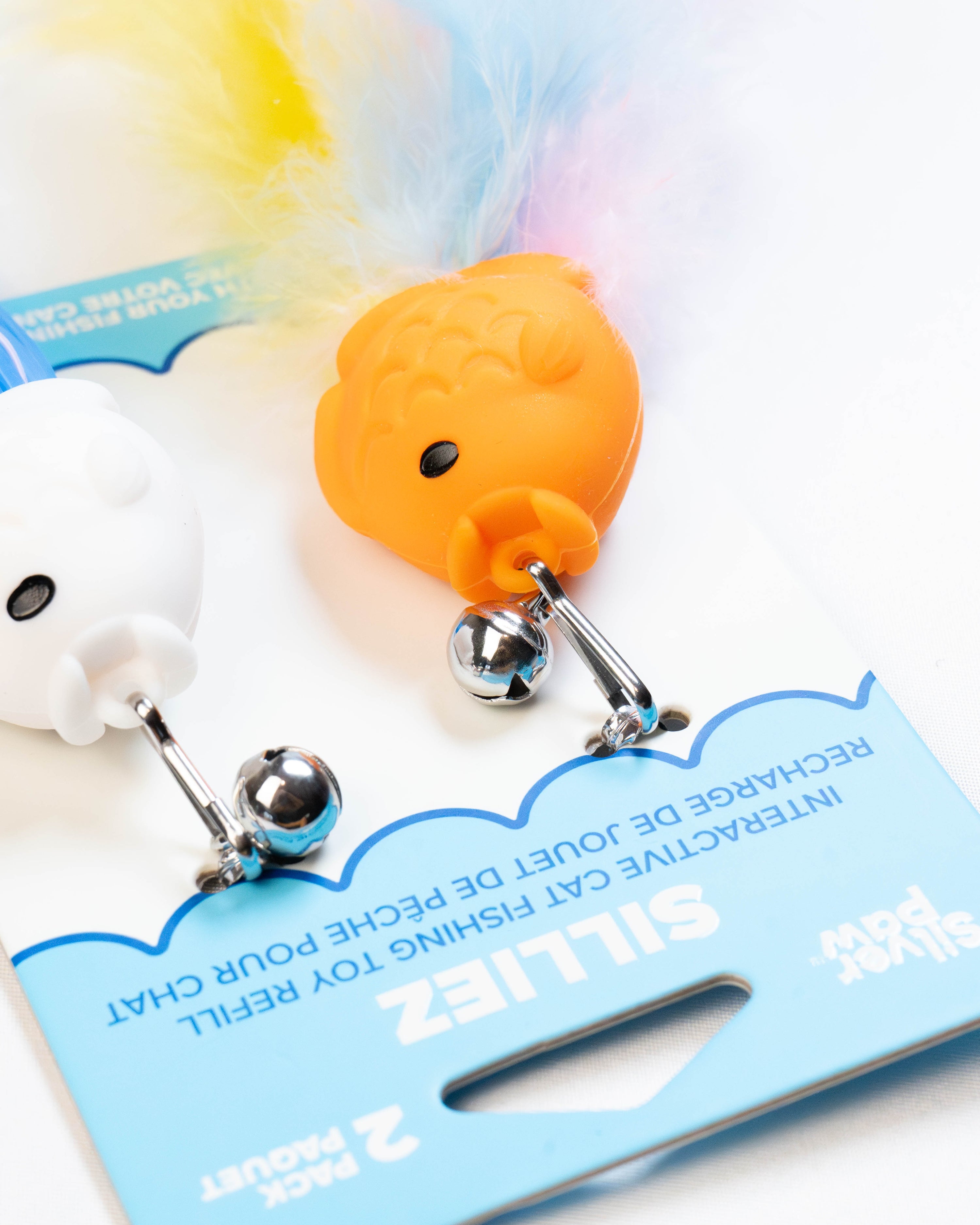 Silliez Silicone Feather Fish Refill (2-Pack)