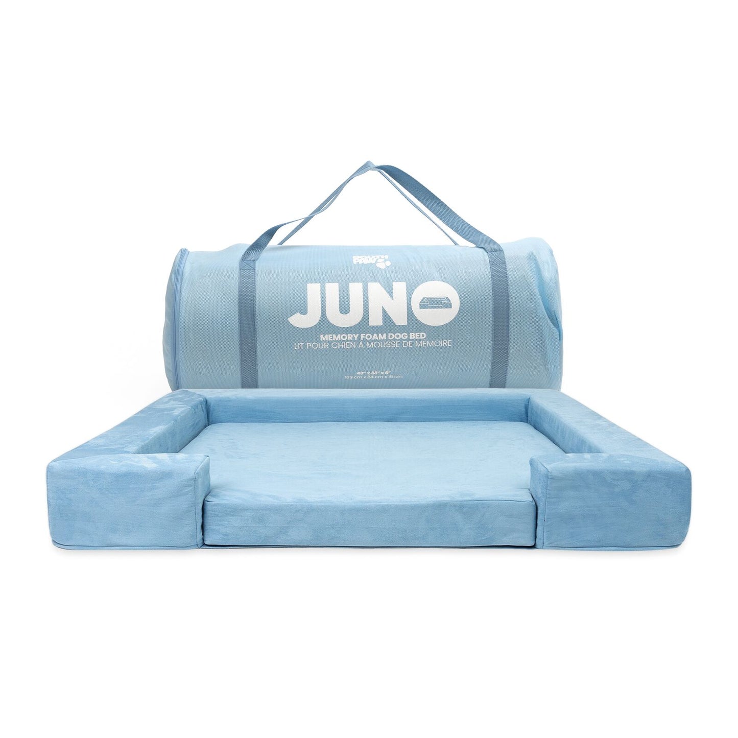 Panier pour chien Juno en mousse à mémoire de forme | Confort et soutien ultimes | Housse lavable