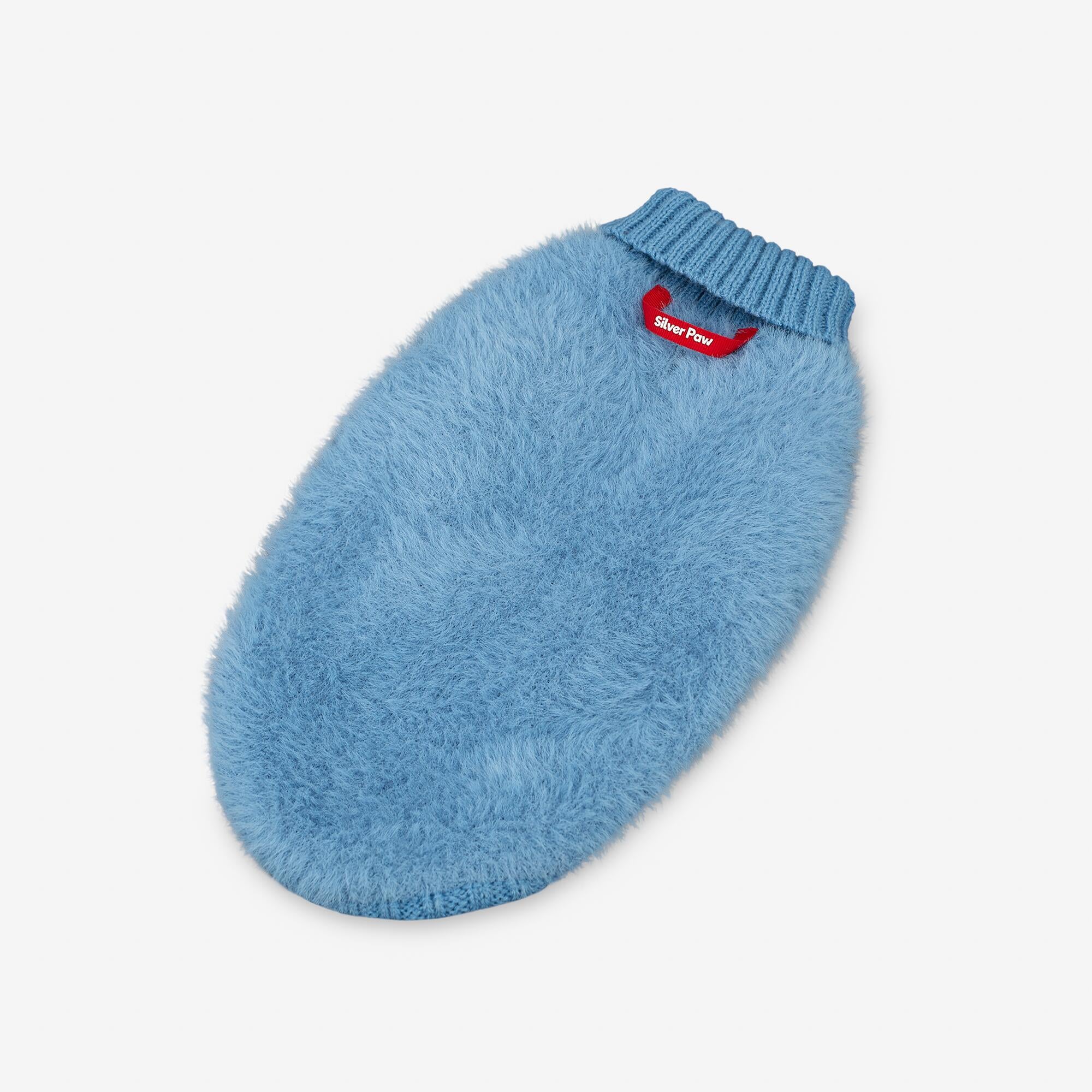 Nora Fashion Knit Dog Jacket  Cozy, Stylish Winter Coat for Dogs | Blue & Lilac