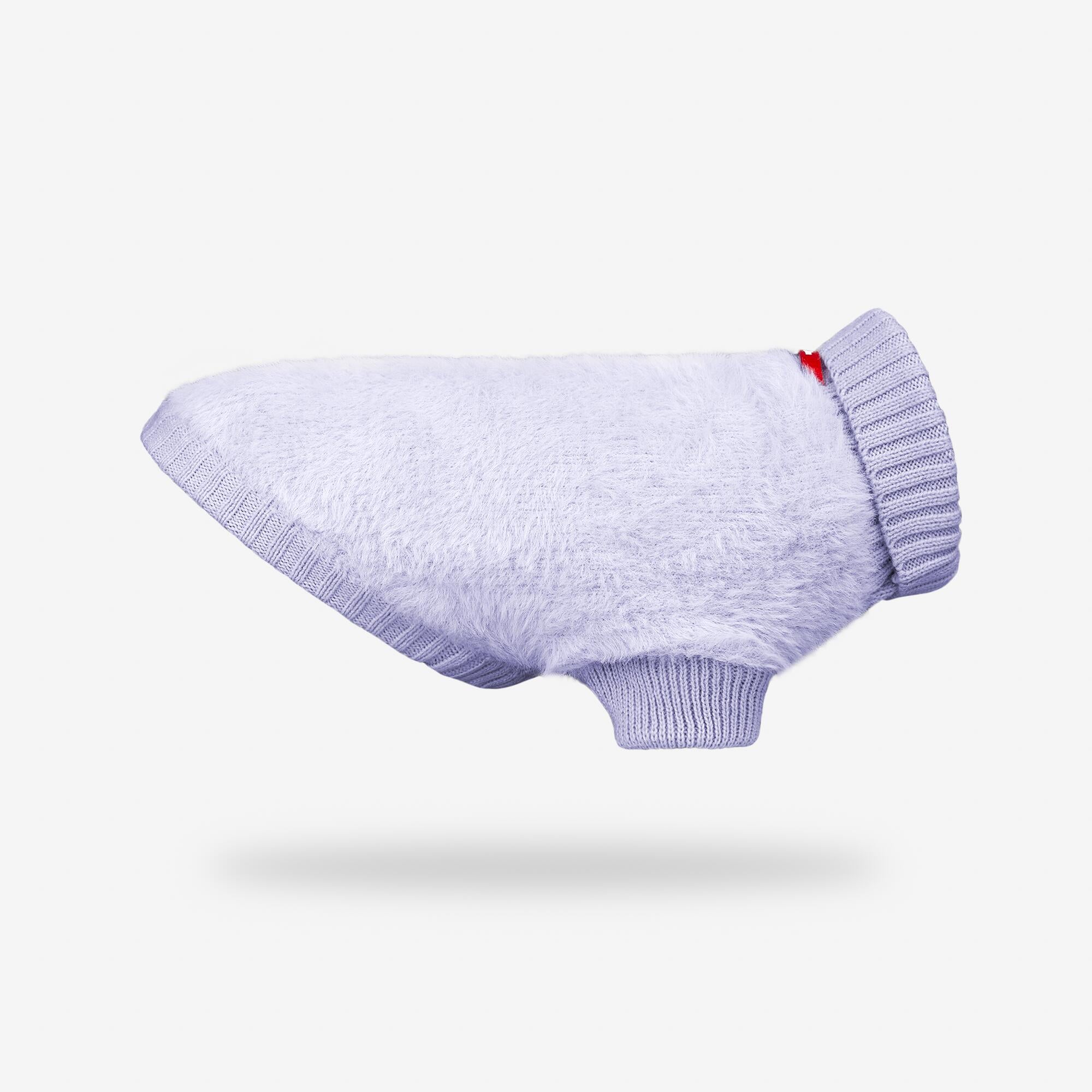 Nora Fashion Knit Dog Jacket  Cozy, Stylish Winter Coat for Dogs | Blue & Lilac