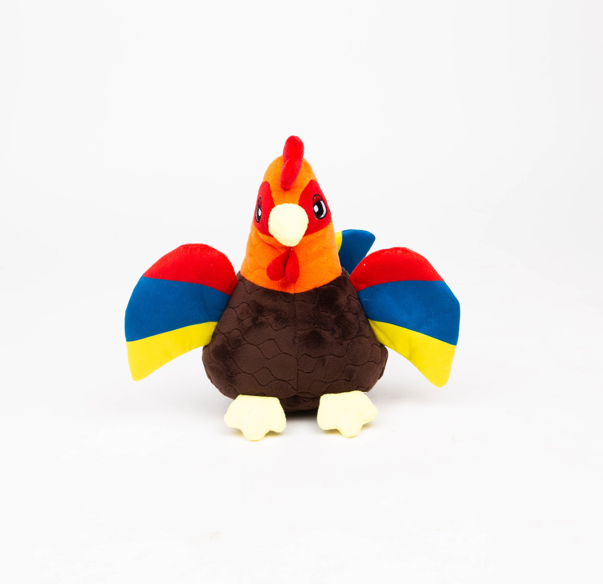 Seemz Heavy Duty Stitched Farm Animals  Dog Toy  - Rooster
