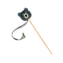 Grey Bear Cat Wand Toy With Catnip