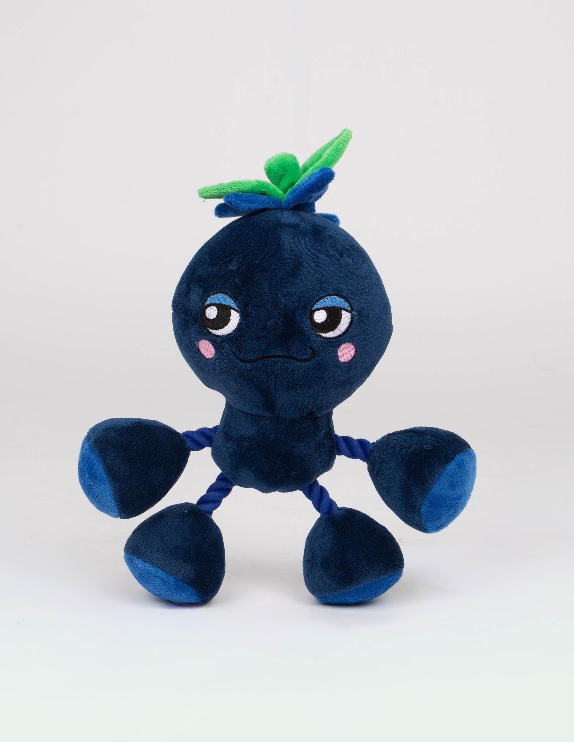 Ropez Rope Body Fruit Friends  Dog Toy - Blue