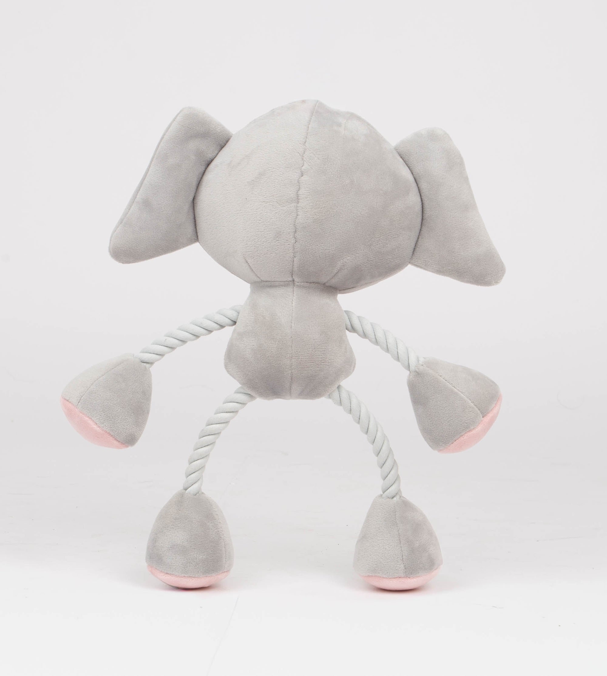 Ropez - Rope Body Big Head Jungle Friends  Dog Toy - Elephant