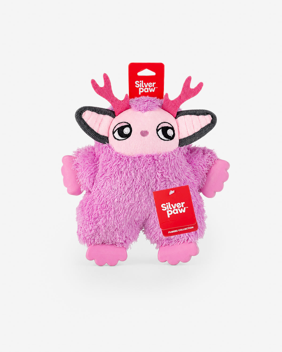 ビカクシダ P.  Ape(PUP)from Fern's Artco Rosado Pink Troll Dog Toy, Mythical Friends Line, Plush – Silver Paw