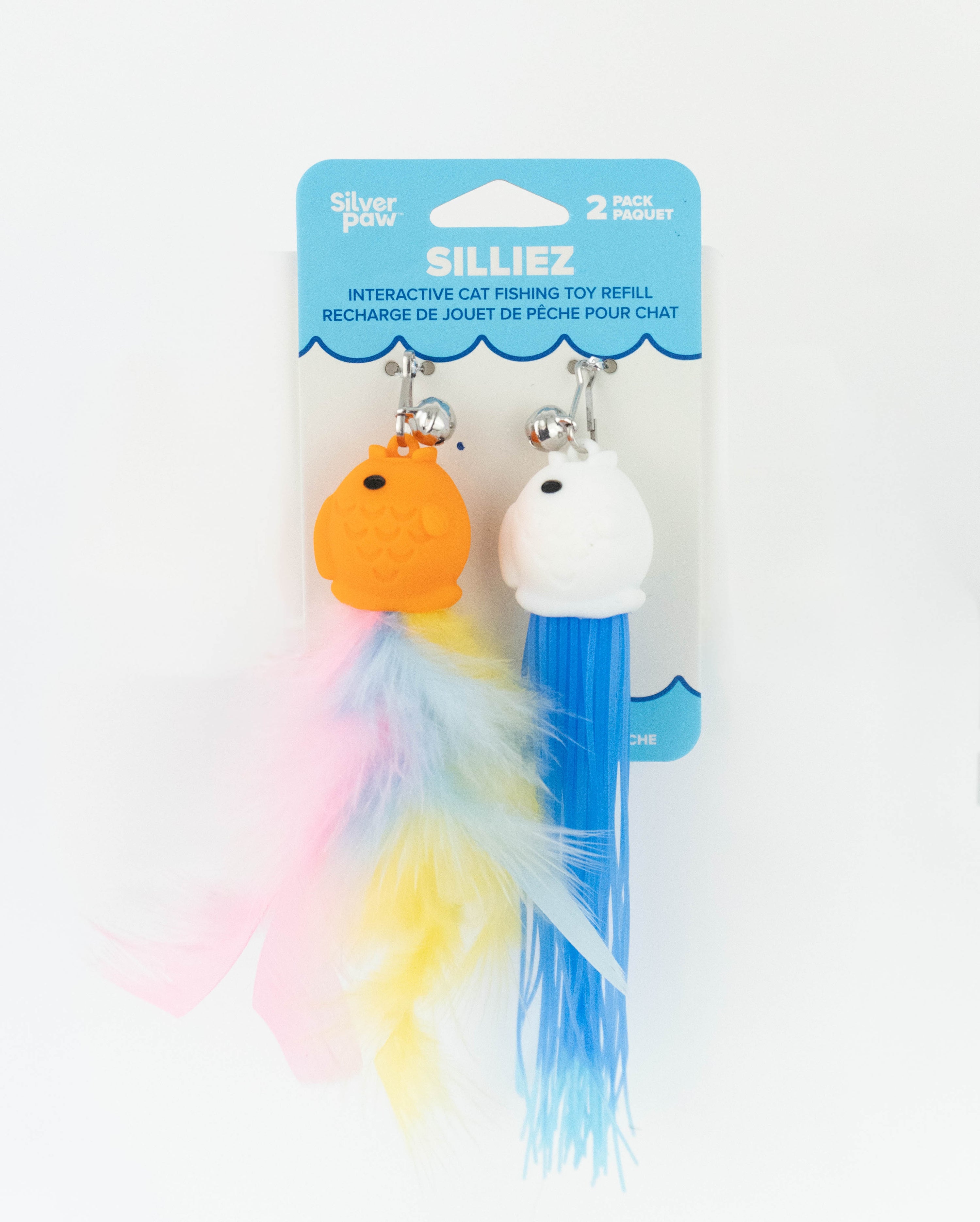Silliez Silicone Feather Fish Refill (2-Pack)