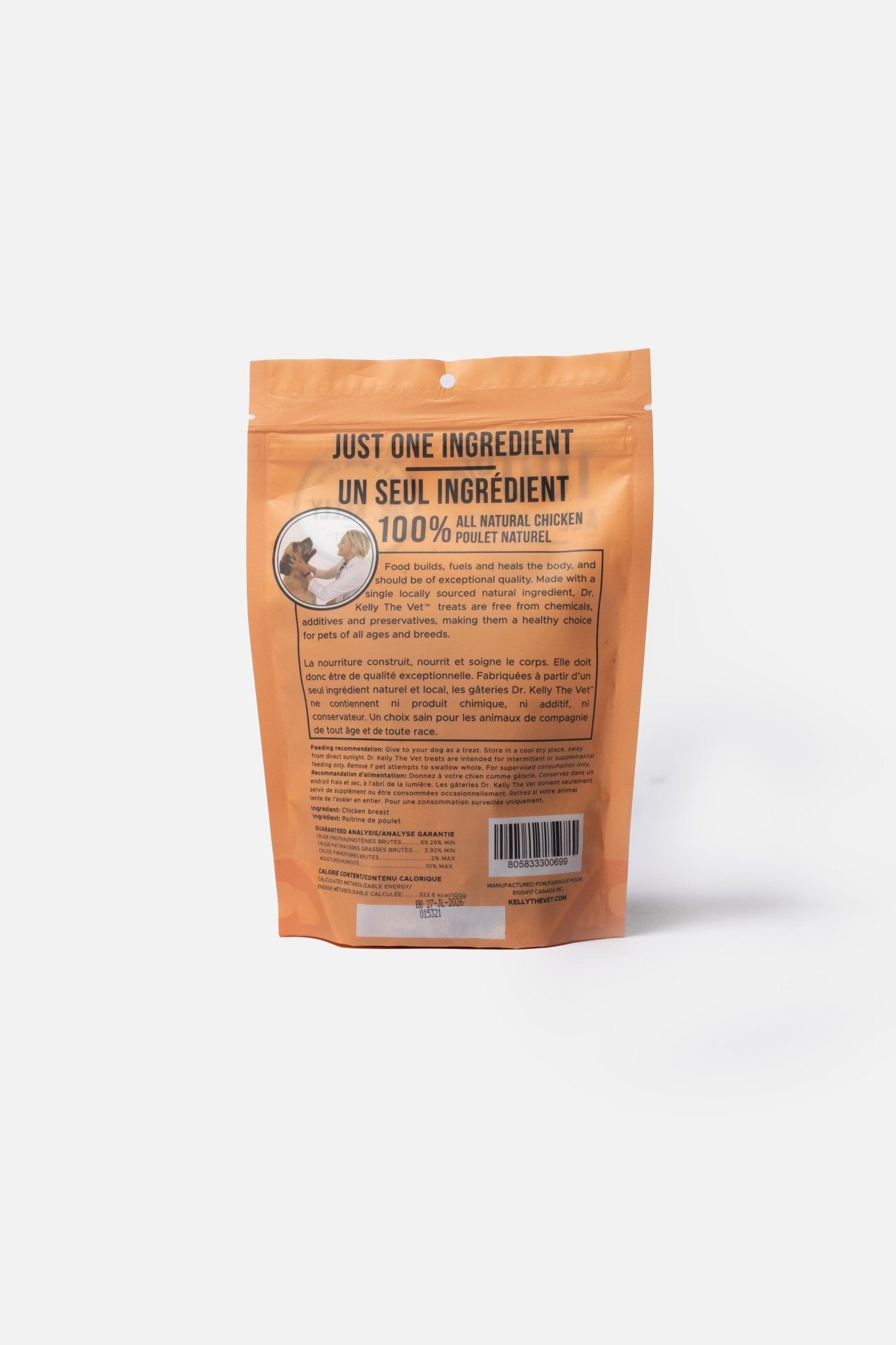 Dr. Kelly The Vet 100% Natural Dog Treats - Chicken - Silver Paw