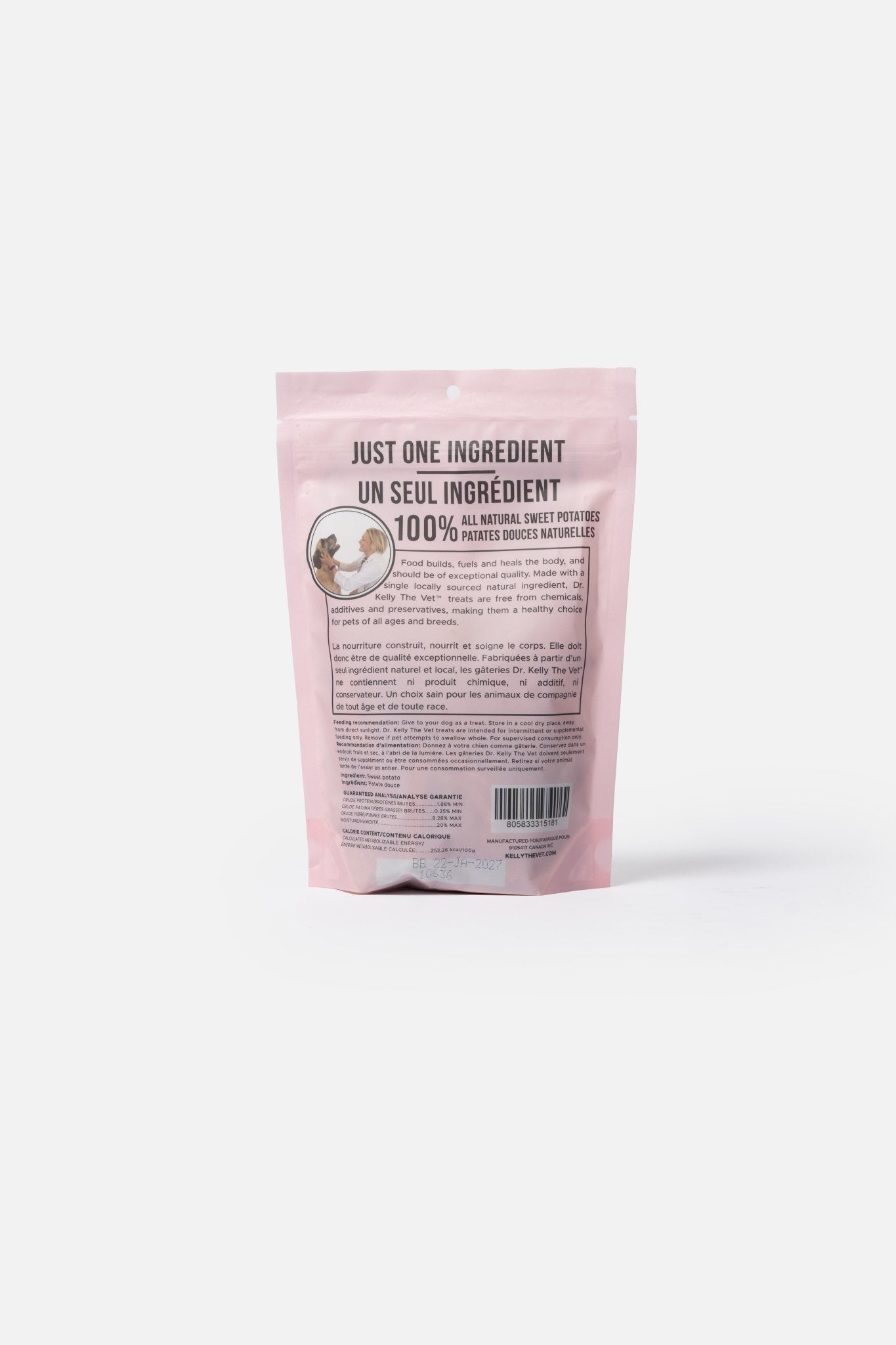 Dr. Kelly The Vet 100% Natural Dog Treats - Sweet Potato - Silver Paw