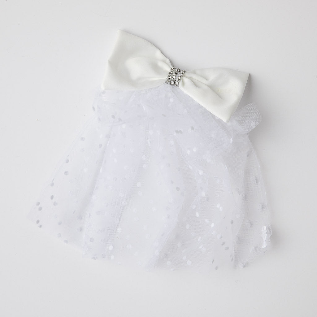 👰🐶 Bridal Veil Dog Costume – Elegant Veil for Weddings & Special Occasions