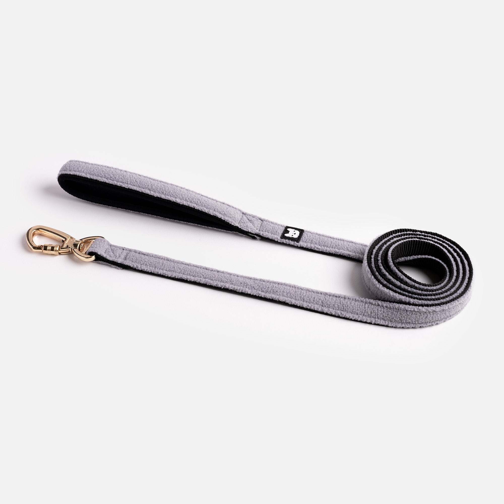 Aquafleece Dog Leash - Grey - Silver Paw