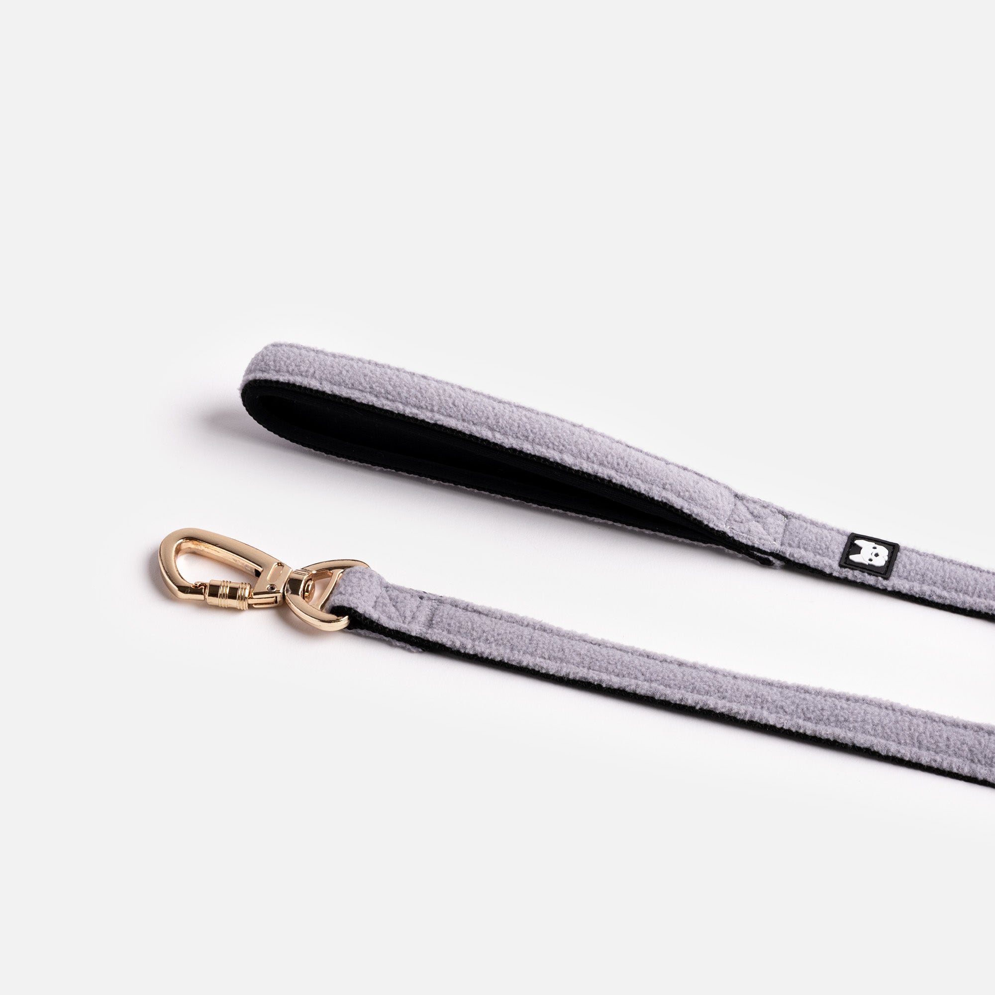 Aquafleece Dog Leash - Grey - Silver Paw