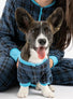 Buy One Dog Onesie Plaid Blue Get Free Human Matching