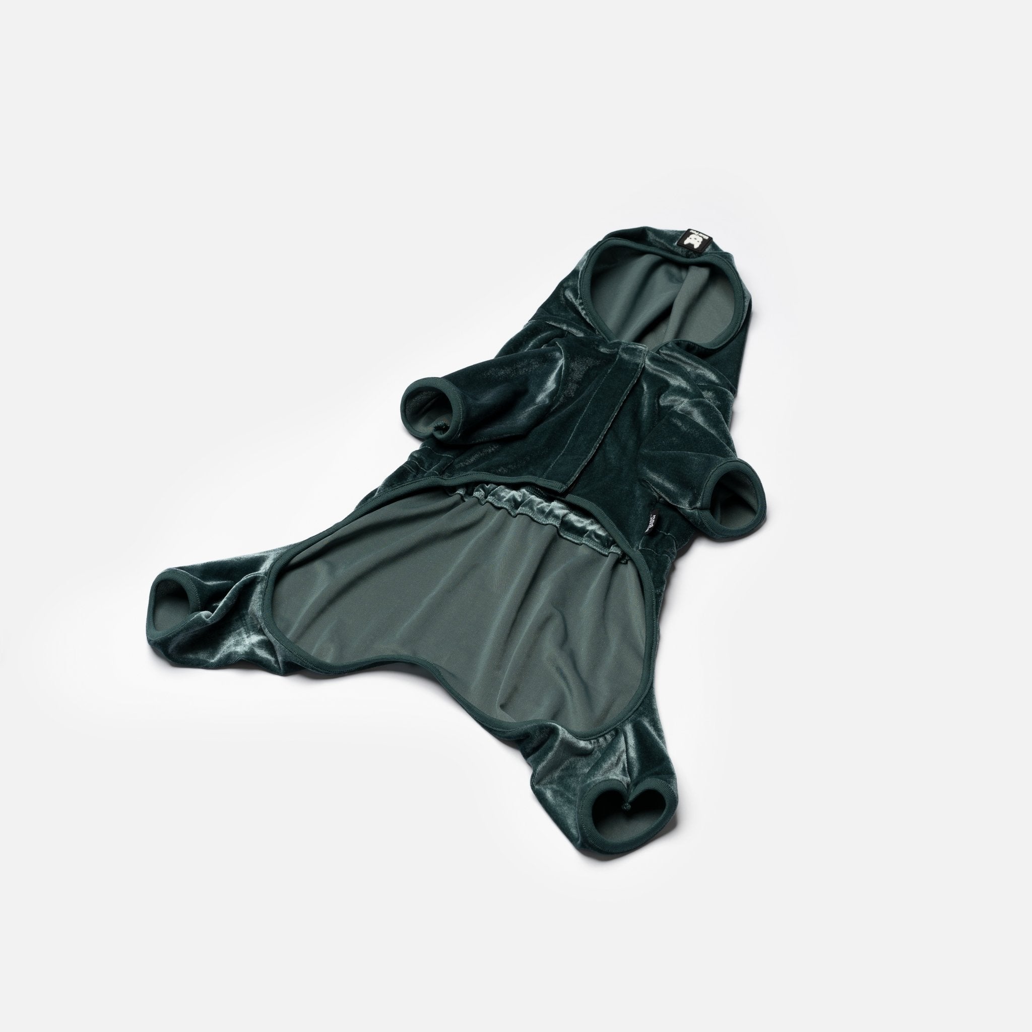 Coco Velour Pjs - Teal - Silver Paw