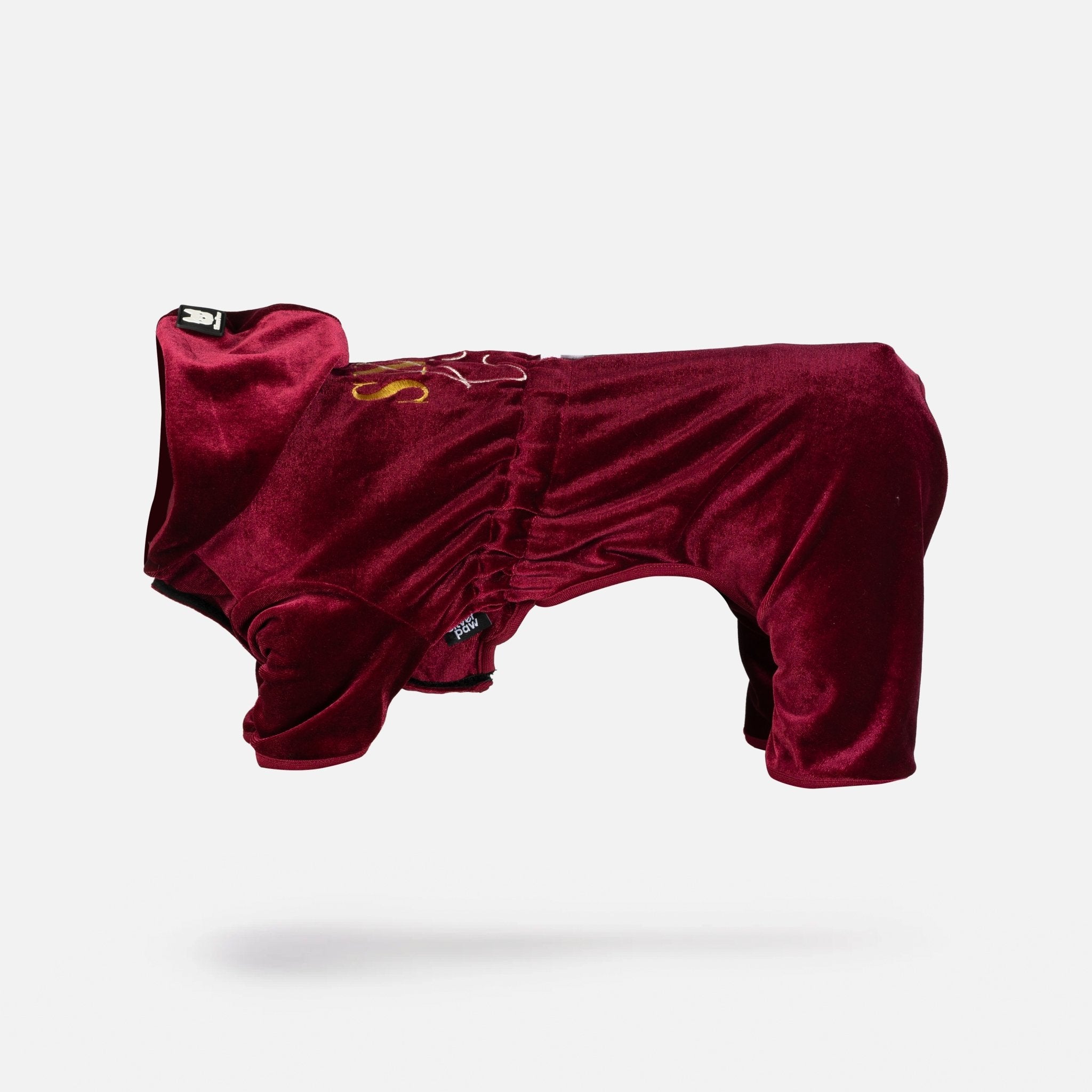 Coco Velour Pjs - Wine - Silver Paw