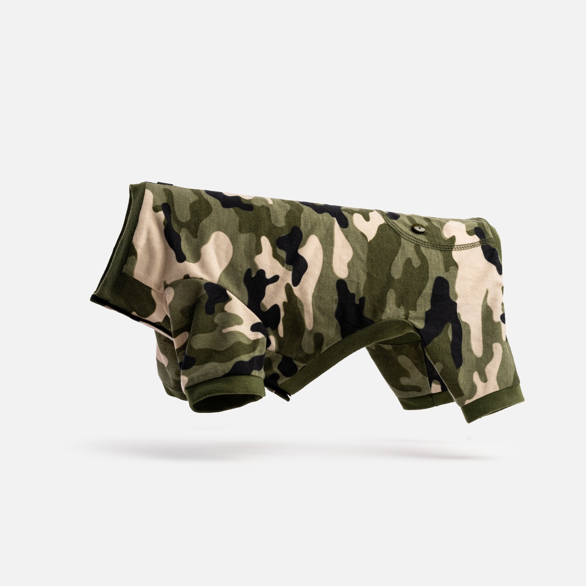 Dog Pajama - Camo - Silver Paw