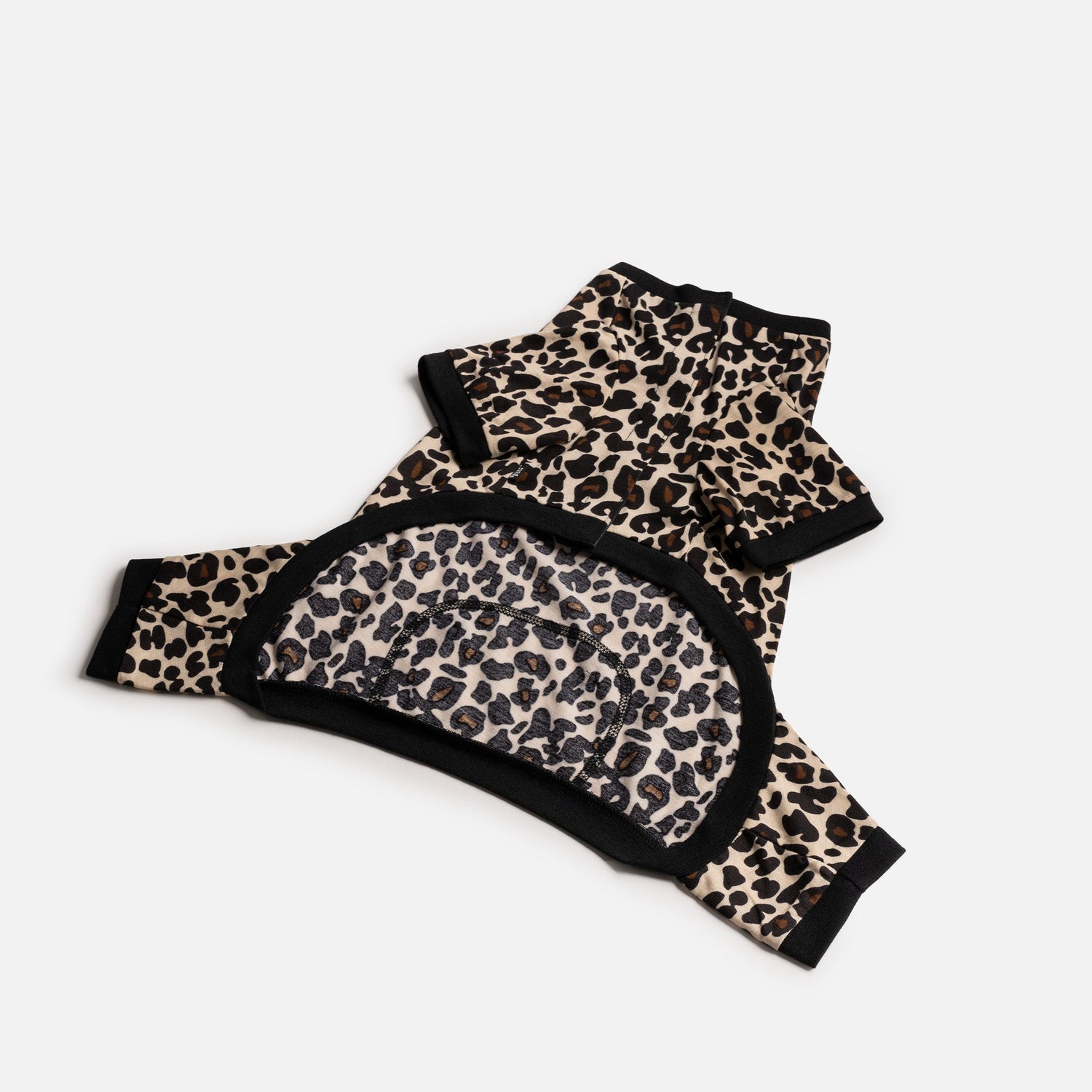 Dog Pajama - Leopard - Silver Paw
