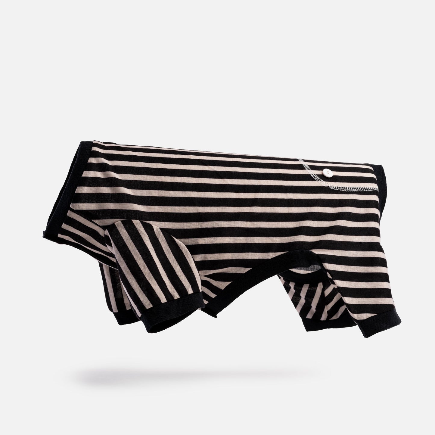 Dog Pajama - Stripe - Silver Paw