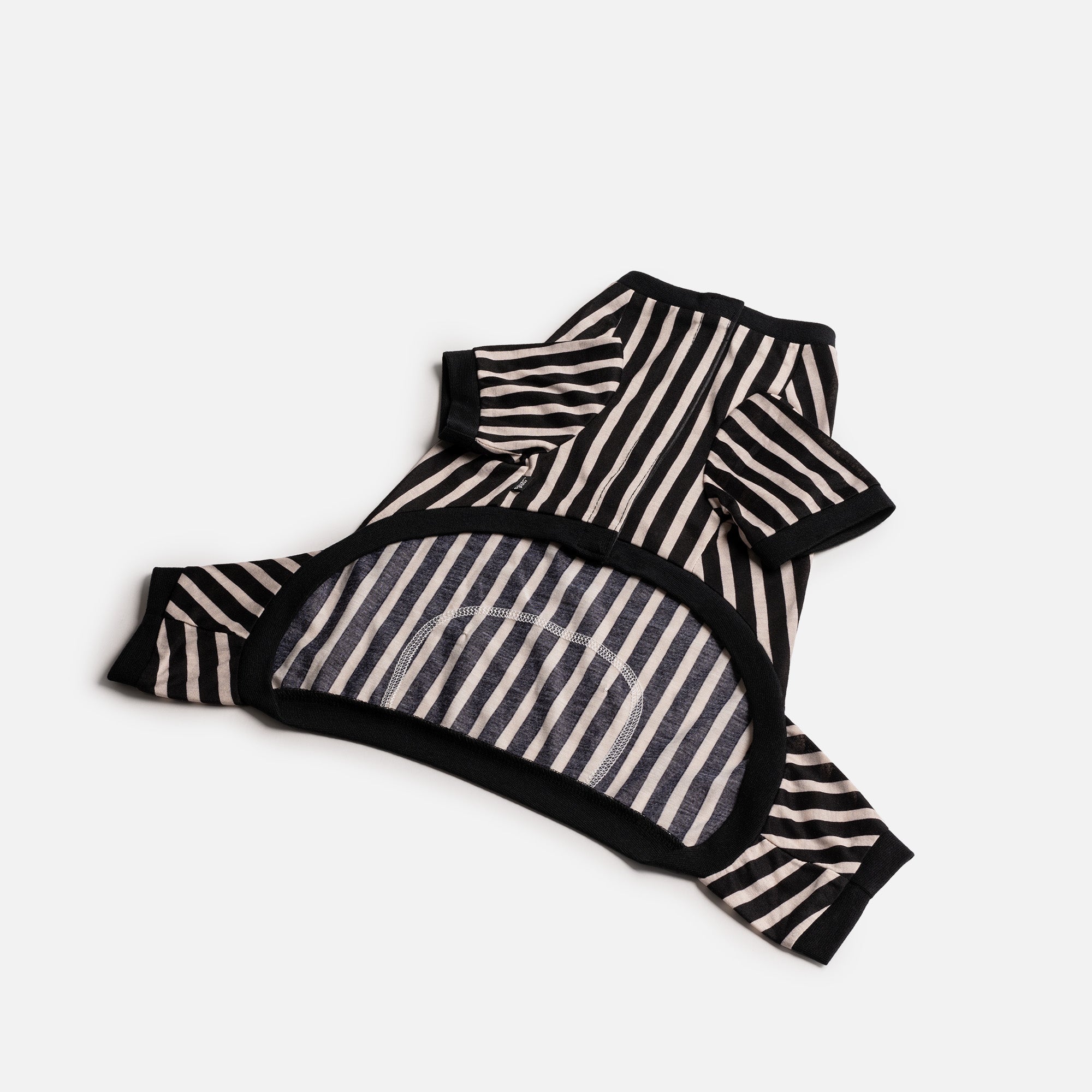 Dog Pajama - Stripe - Silver Paw