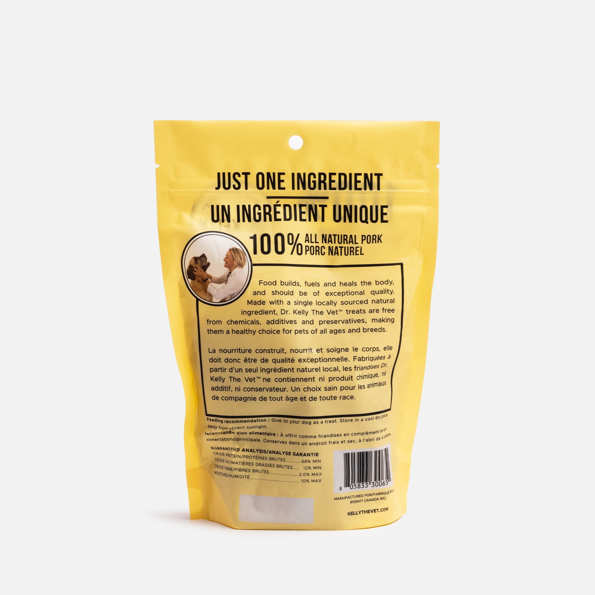 Dr. Kelly The Vet 100% Natural Dog Treats - Pork - Silver Paw